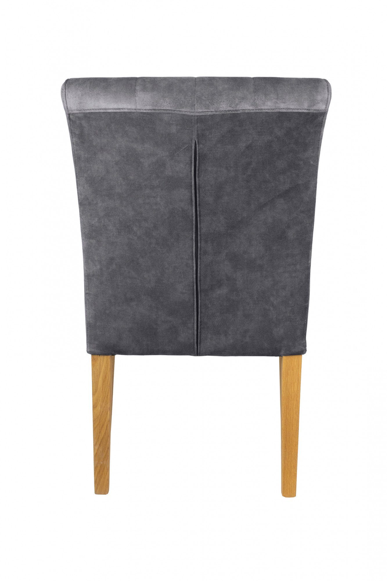 Home affaire Stoel met armleuningen Cortega eetkamerstoel met knoopverwerking Pootframe massief hout, comfortabel gepolsterd (1 stuk)