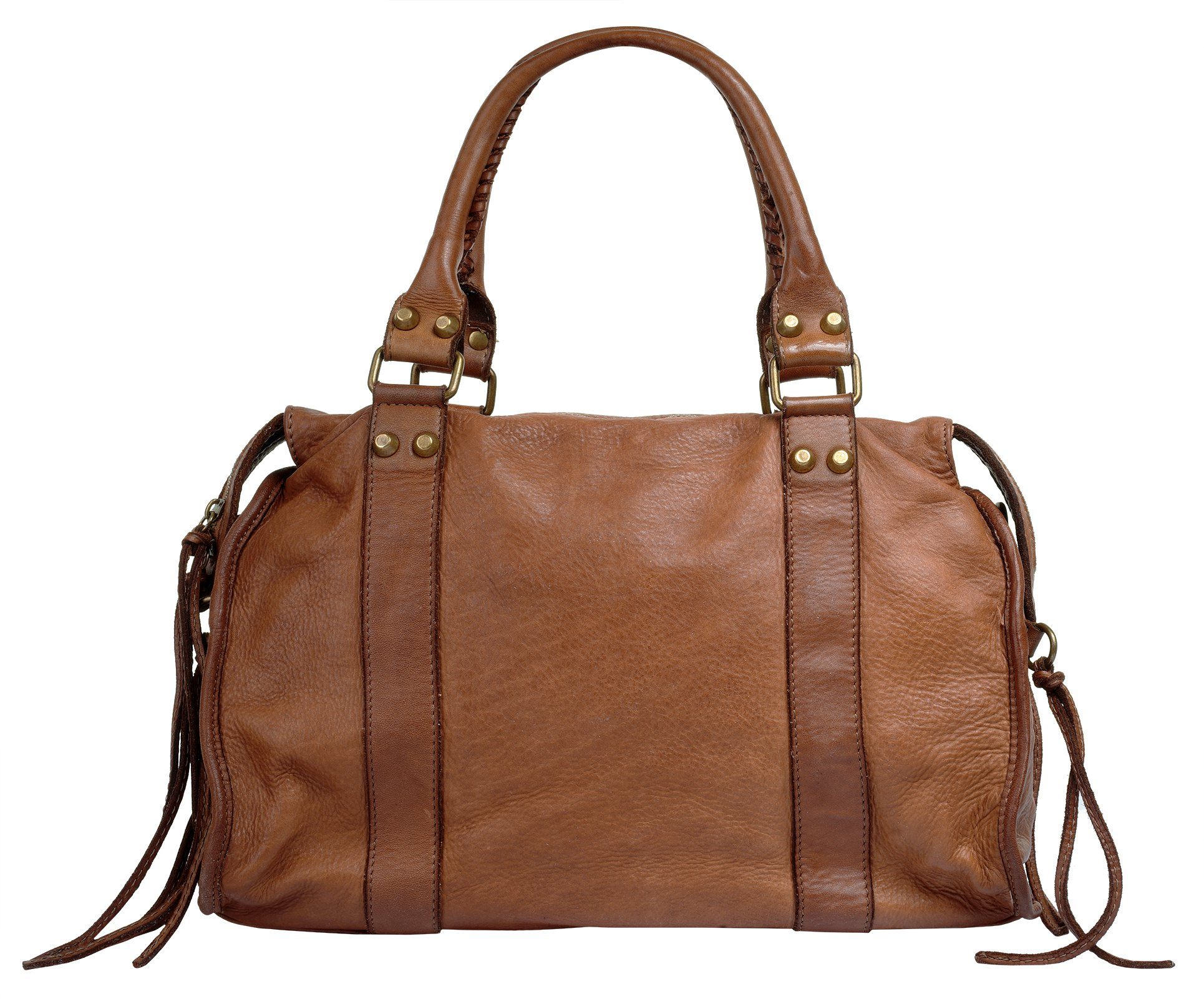 Samantha Look Shopper echt leer, made in italy (1-delig)
