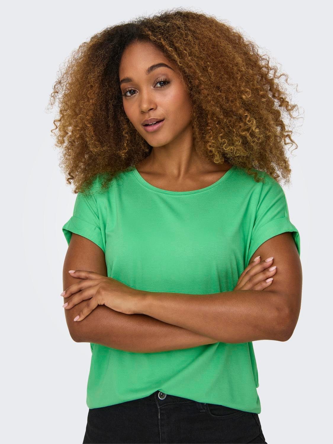 Only T-shirt ONLMOSTER S S O-NECK TOP NOOS JRS