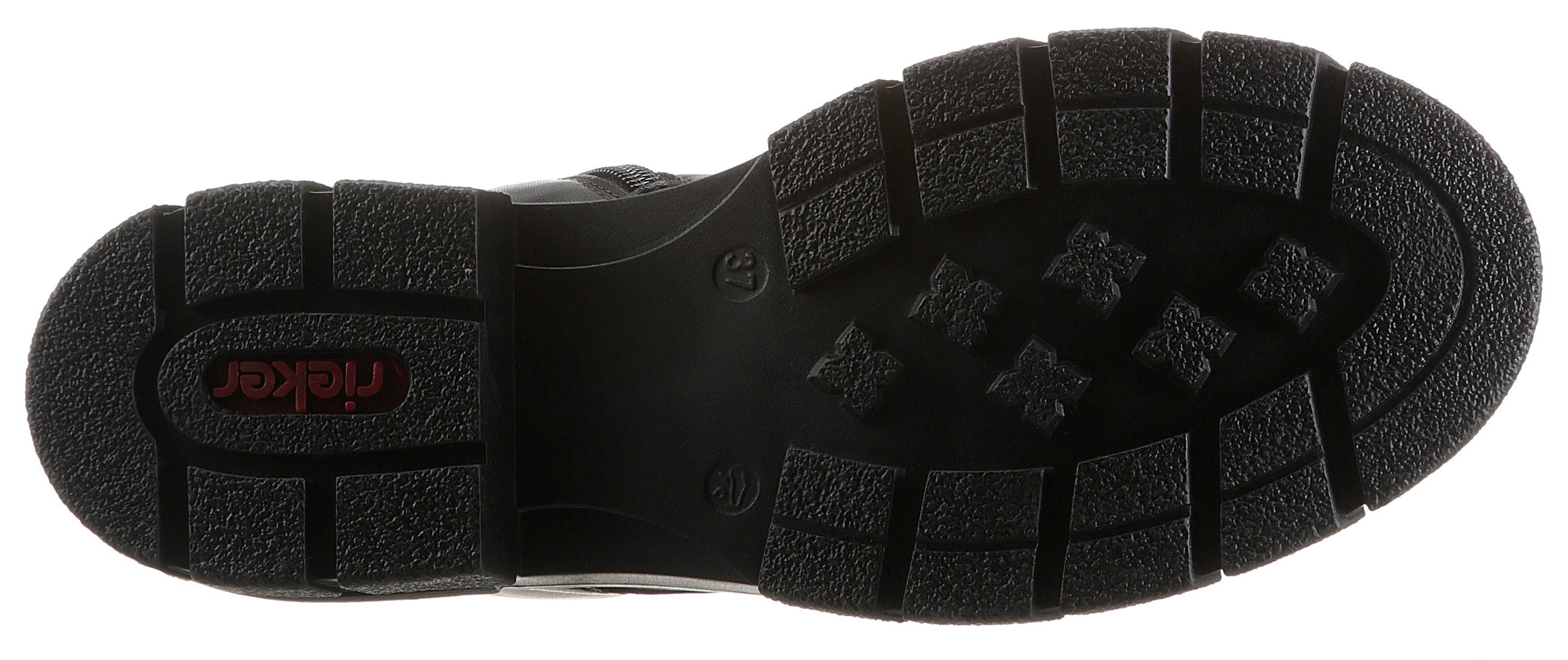 Rieker Hoge veterschoenen met stevige profielzool