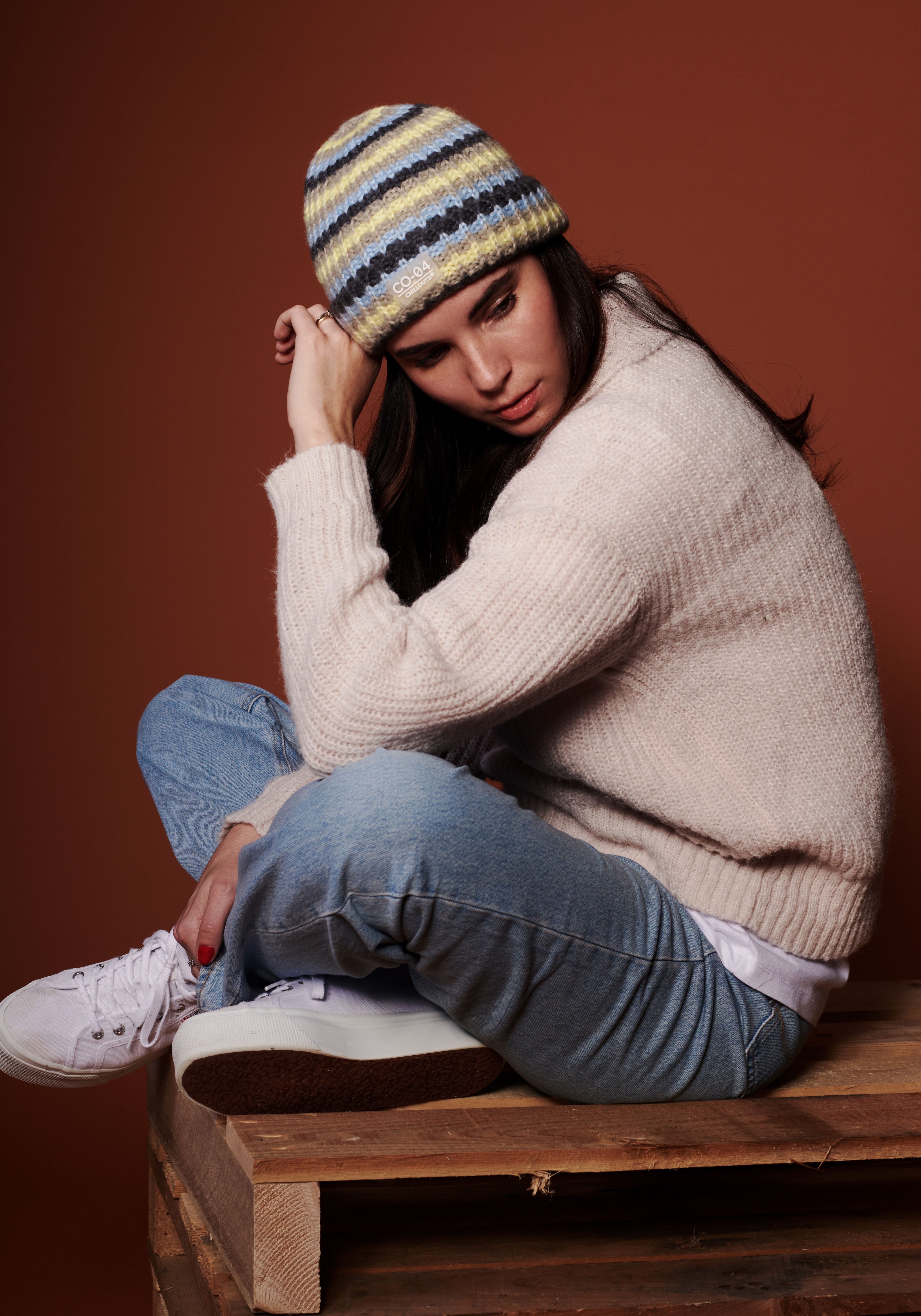 chillouts Beanie Noemi Hat in een trendy retro-look