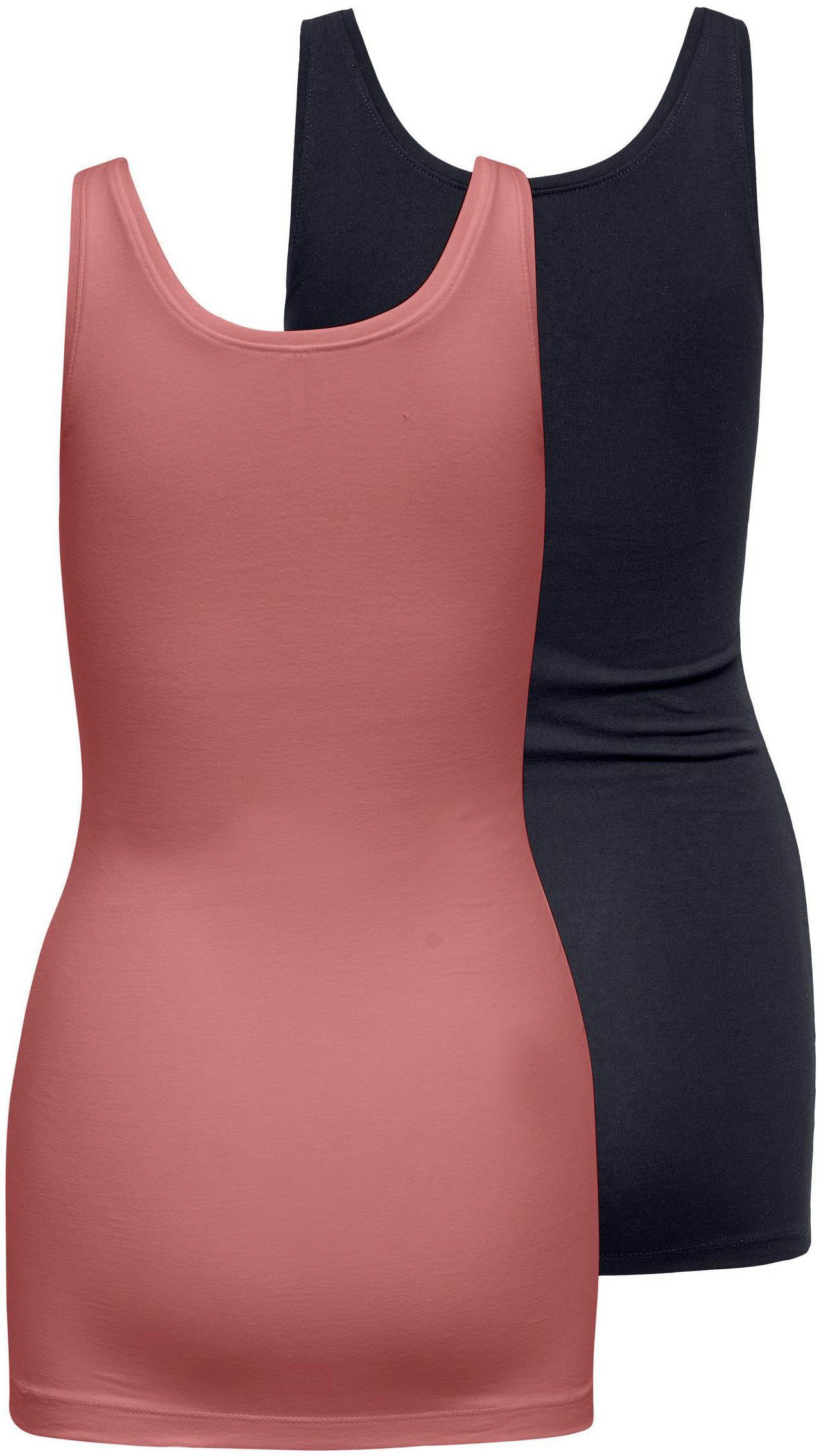 Only Tanktop ONLLIVE LOVE NEW LONG TT 2PACK NOOS (Set van 2)