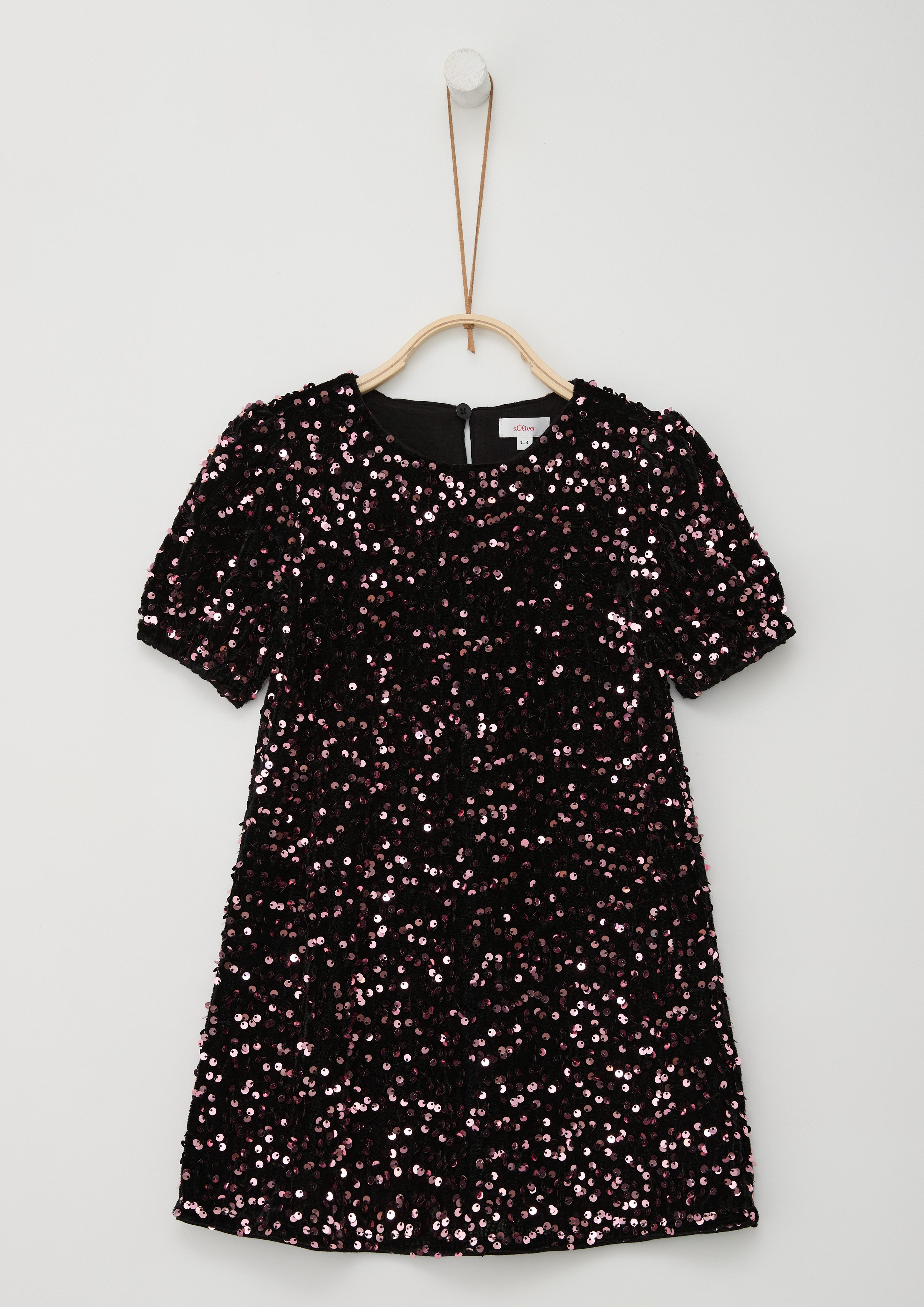 s.Oliver RED LABEL Junior Jurk met pailletten met pailletten bezet