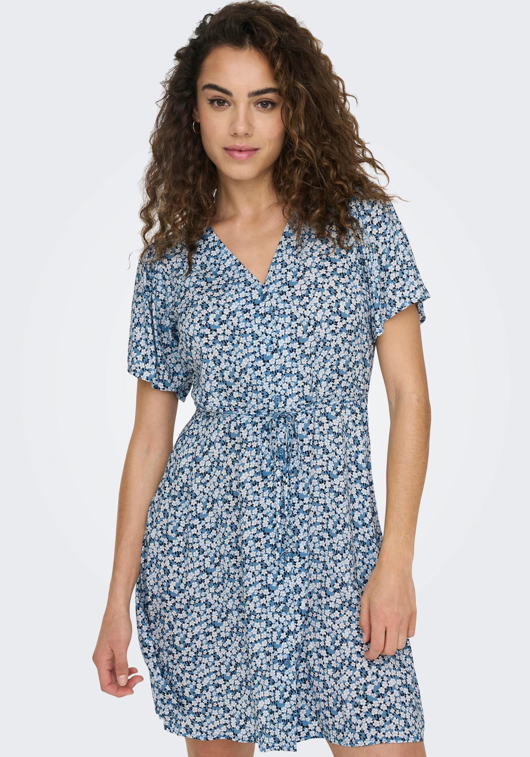 Only Mini-jurk ONLEVIDA S/S SHORT DRESS WVN NOOS