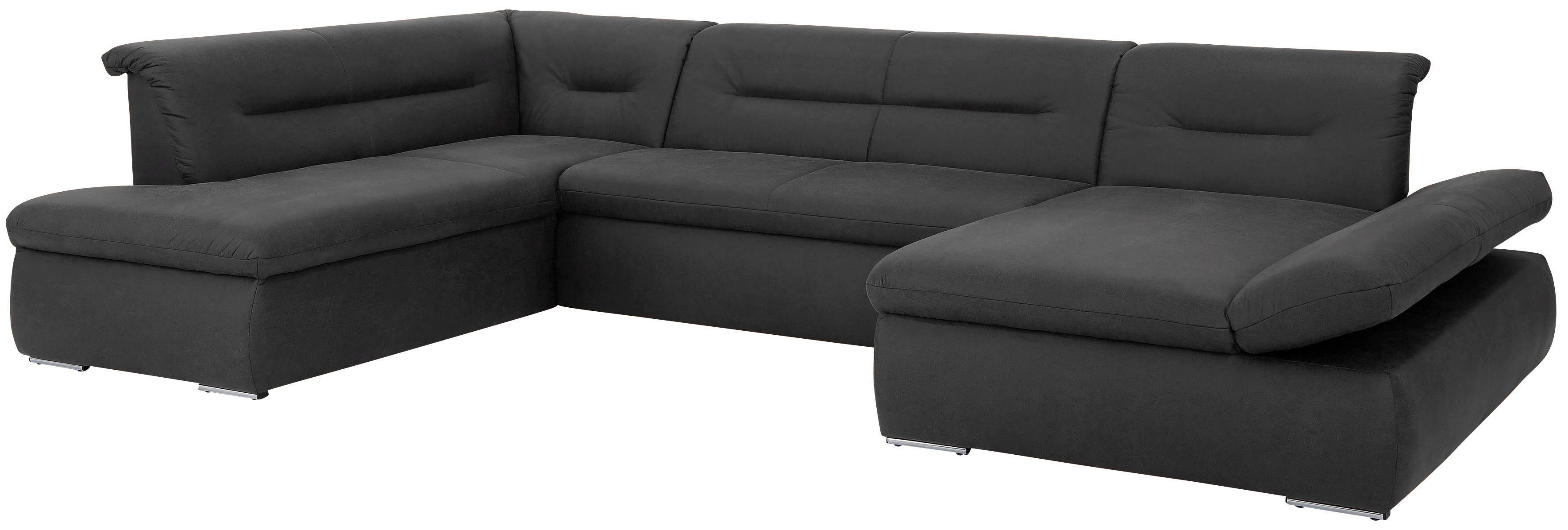 INOSIGN Zithoek Avesa U-vorm Naar keuze met verstelbare armleuningen en slaapfunctie, bxdxh: 355x216x80cm