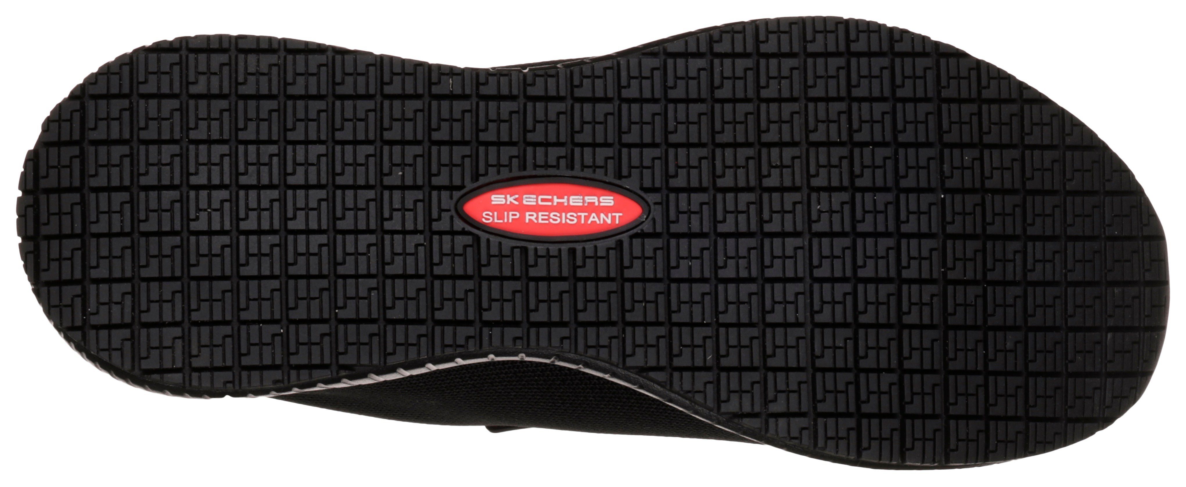 Skechers Werkschoenen SQUAD SR , sneakers voor horeca & zorg met gepolsterde schacht