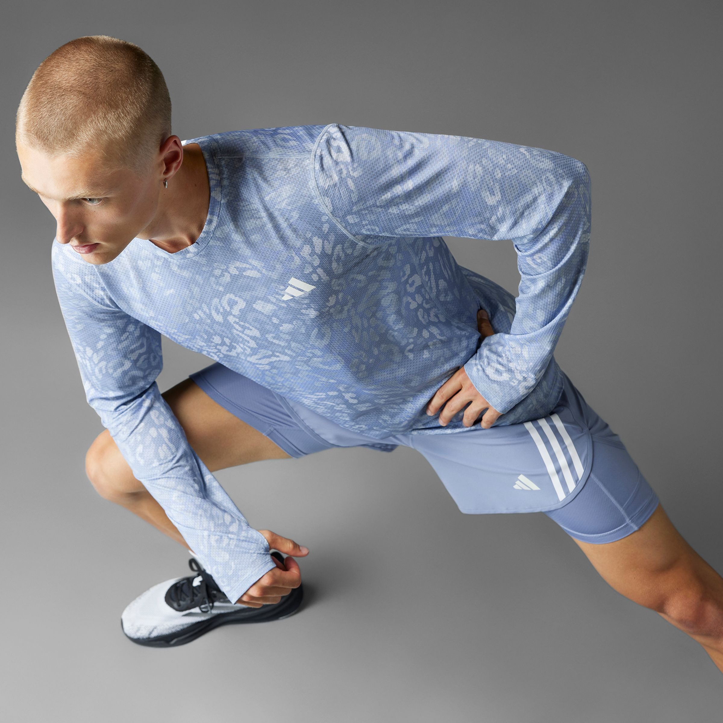 adidas Performance Runningshirt OTR E AOP LS M