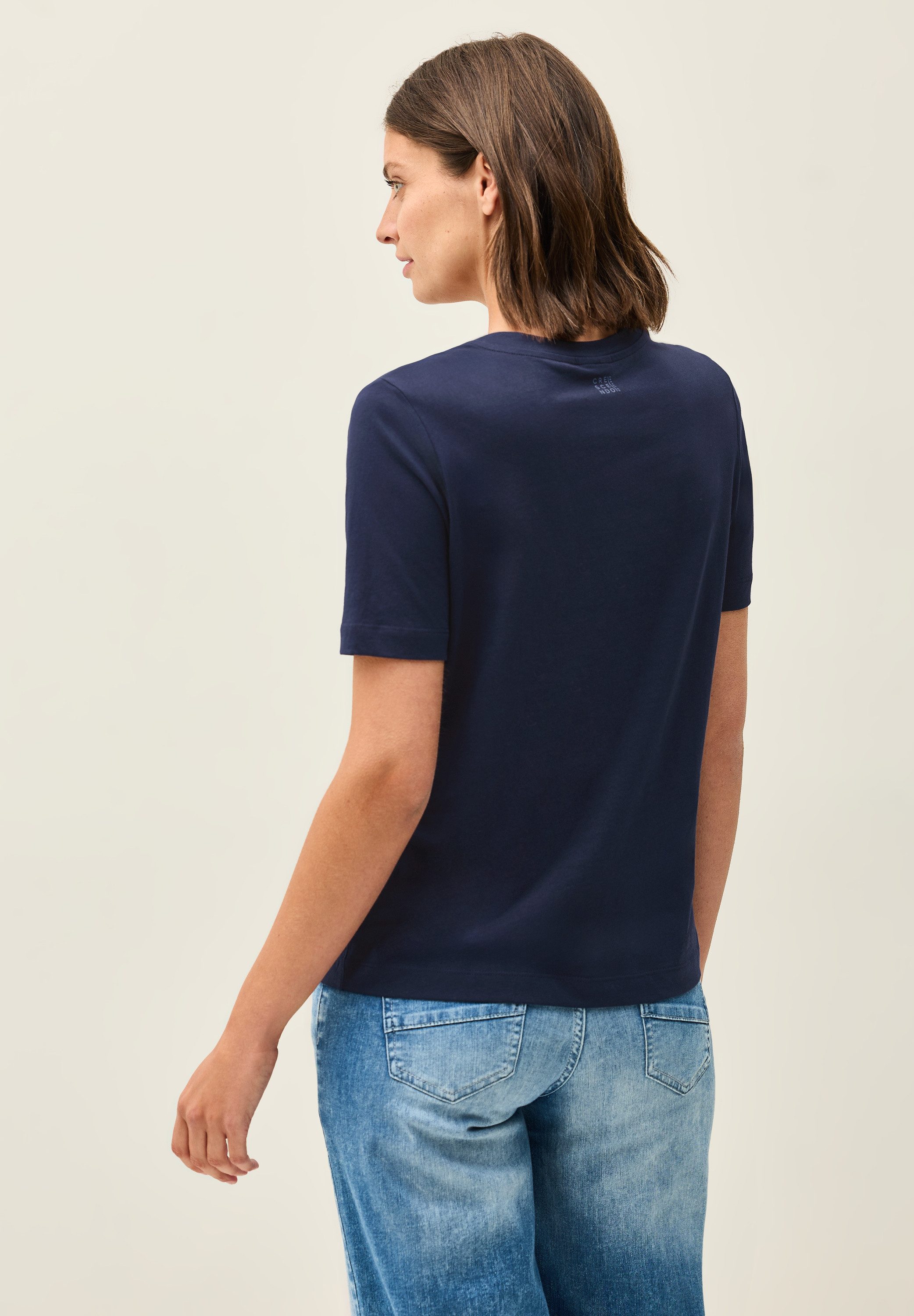 Cecil T-shirt met siersteentjes