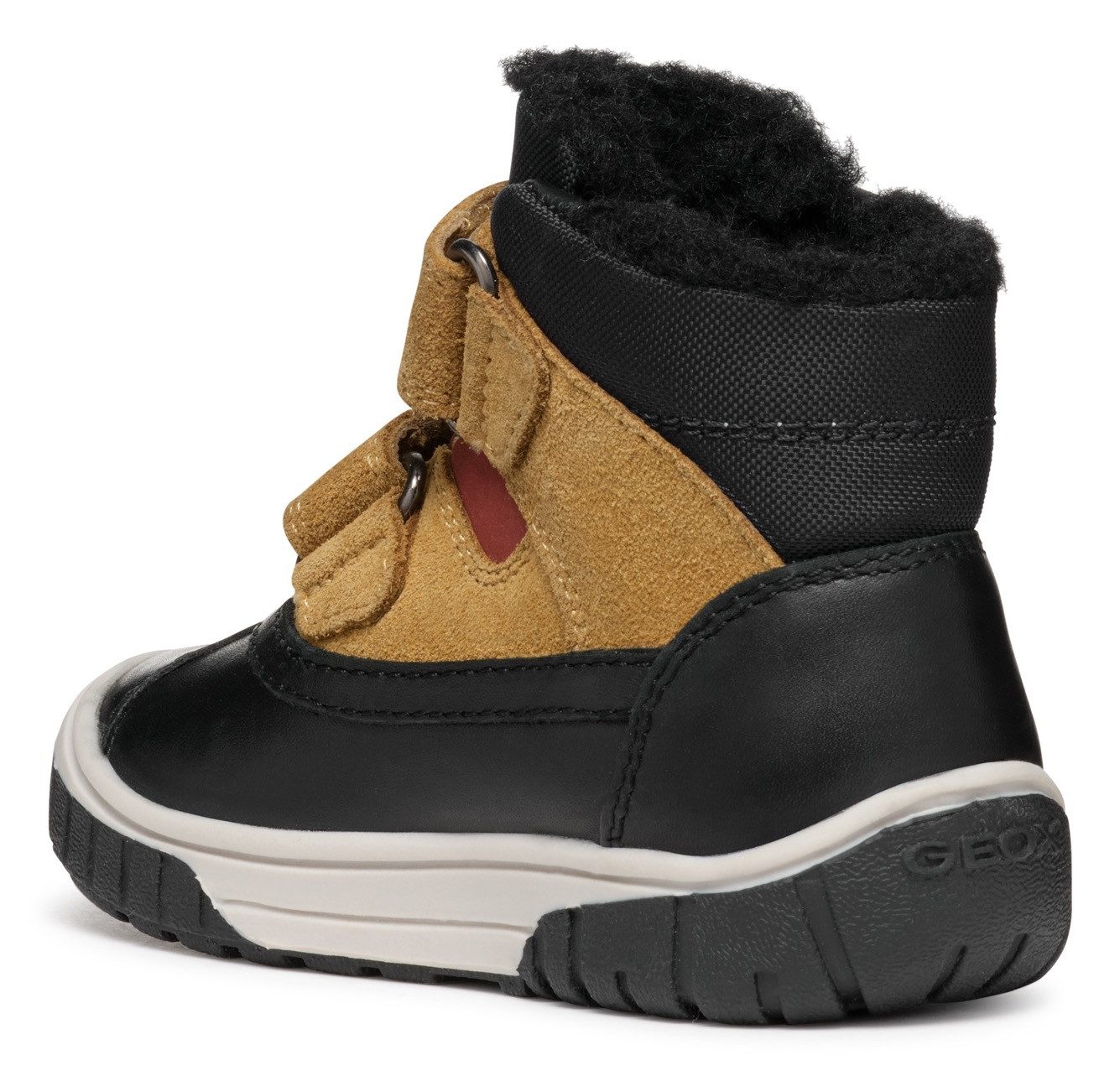 Geox Winterlaarzen B OMAR BOY WPF C Klittenbandlaarzen, babylaarzen winterlaarzen met warme voering