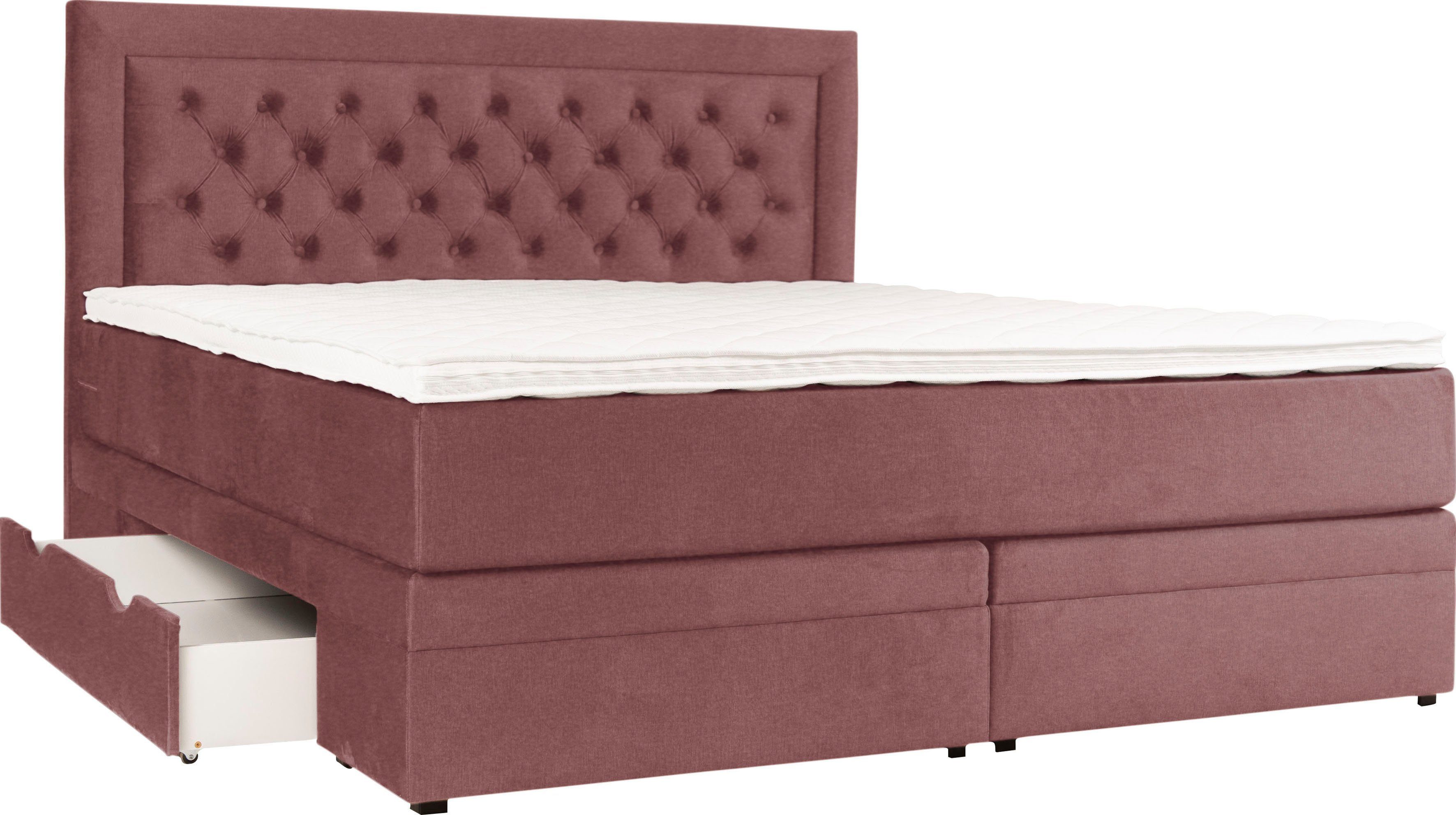 Leonique Boxspring Julien met pocketveringsmatras