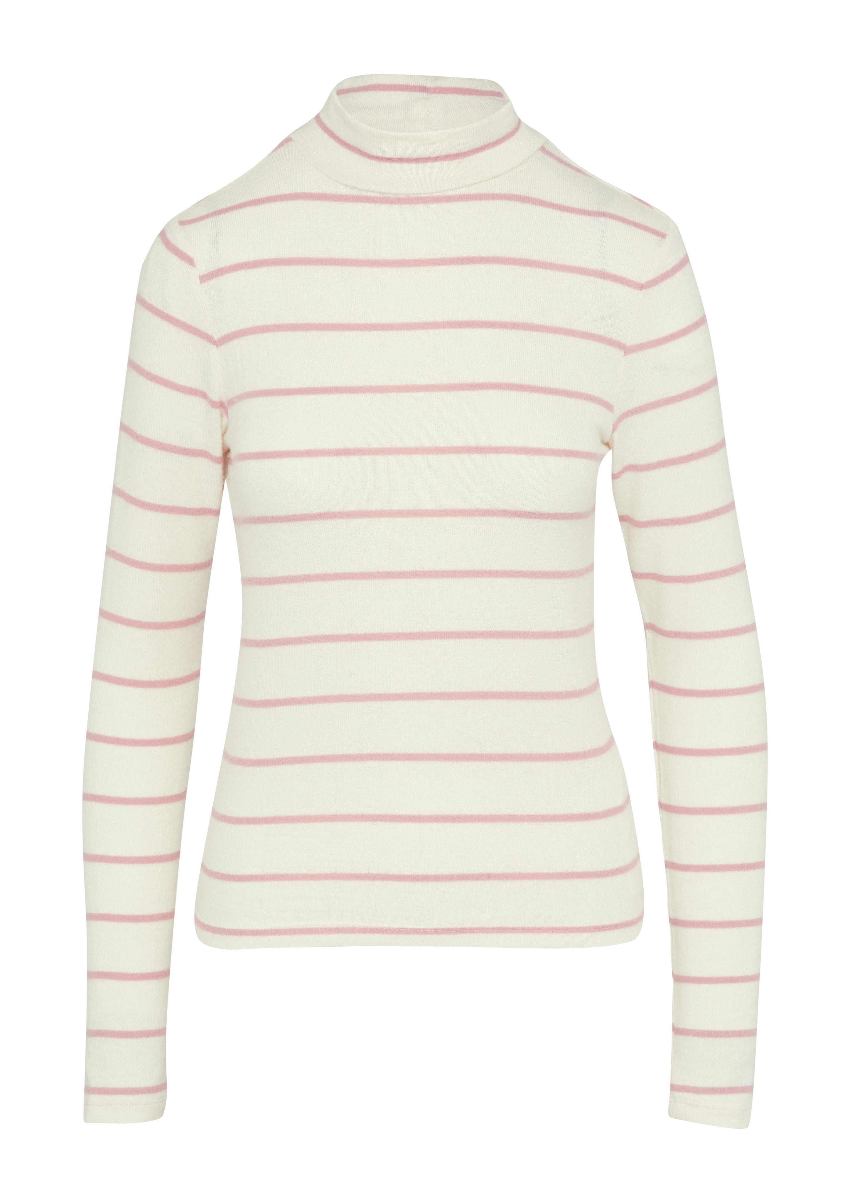 Q/S designed by Shirt met lange mouwen gemaakt van opgeruwd jersey materiaal