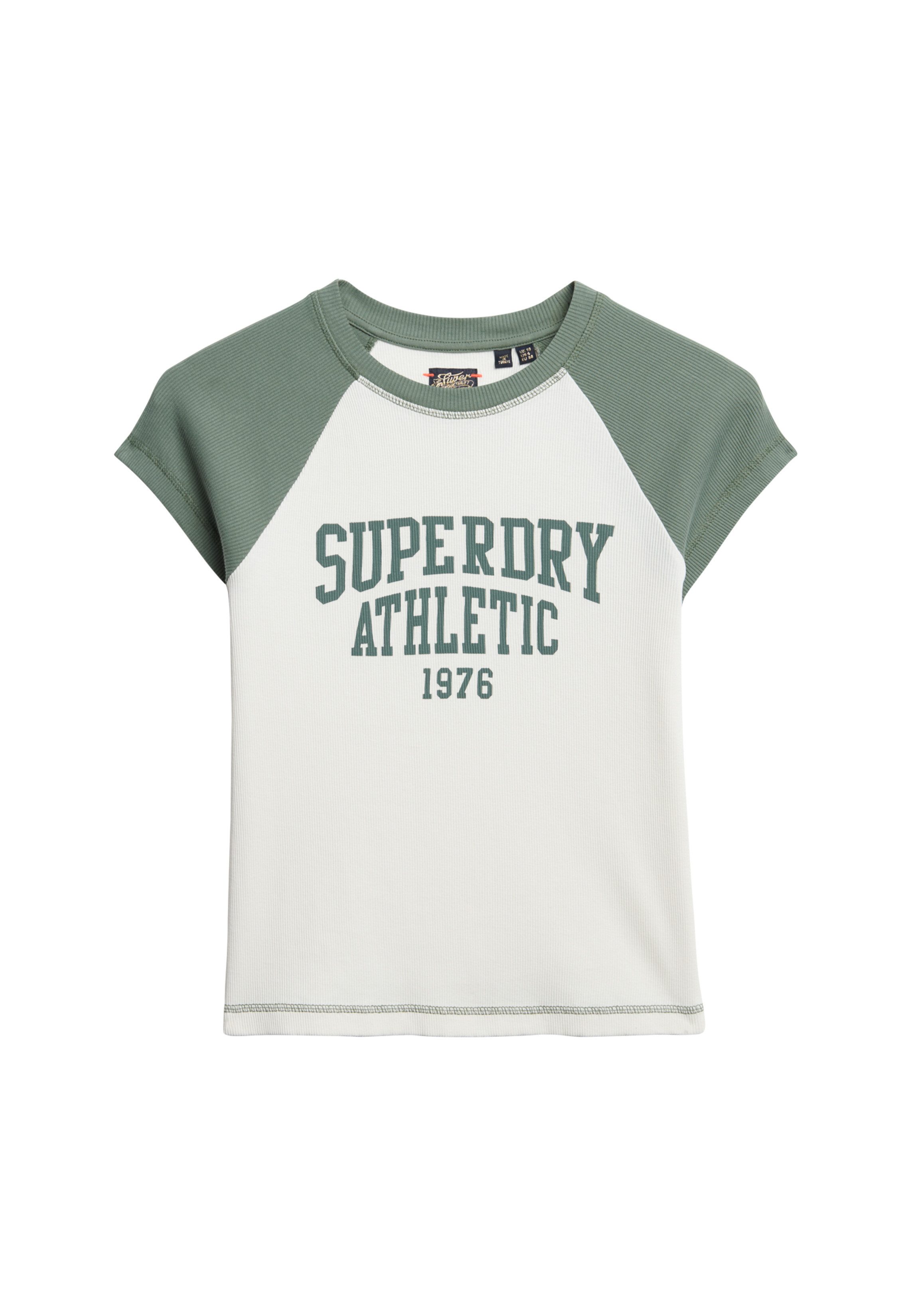 Superdry Shirt met print ATH ESS RAGLAN CAP SLEEVE TEE