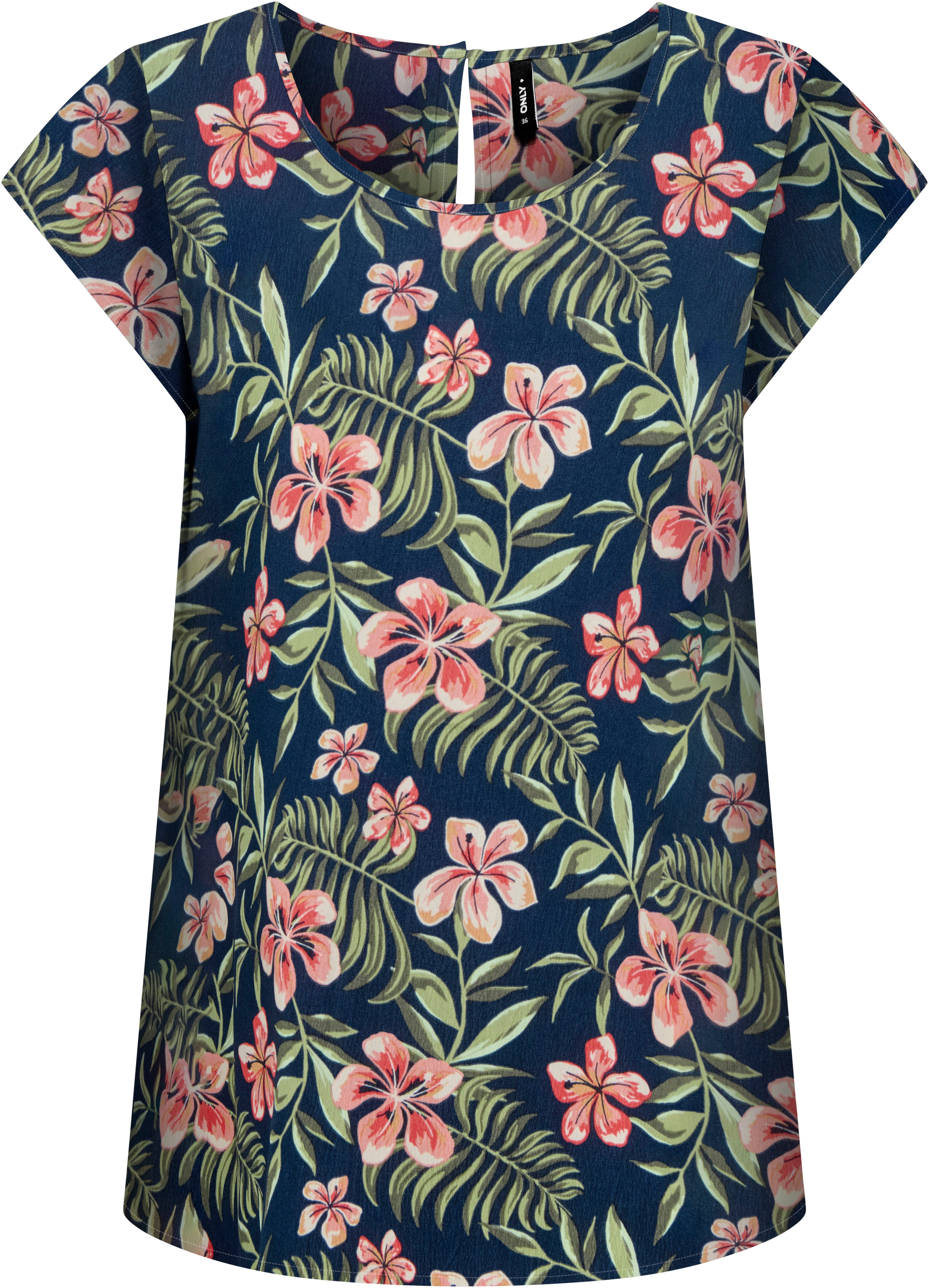 Only Shirtblouse ONLNOVA LIFE S/S TOP AOP PTM