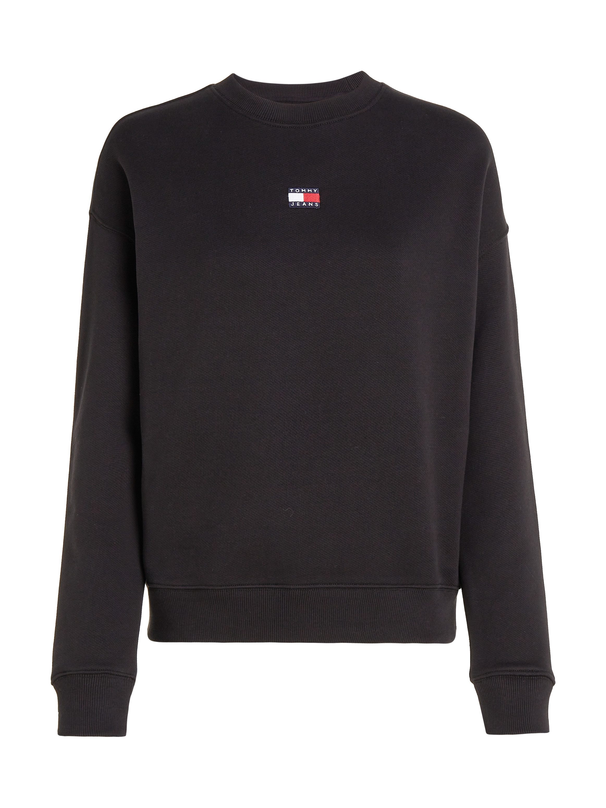 TOMMY JEANS Sweatshirt met drop-shoulder design en logo aan de voorkant