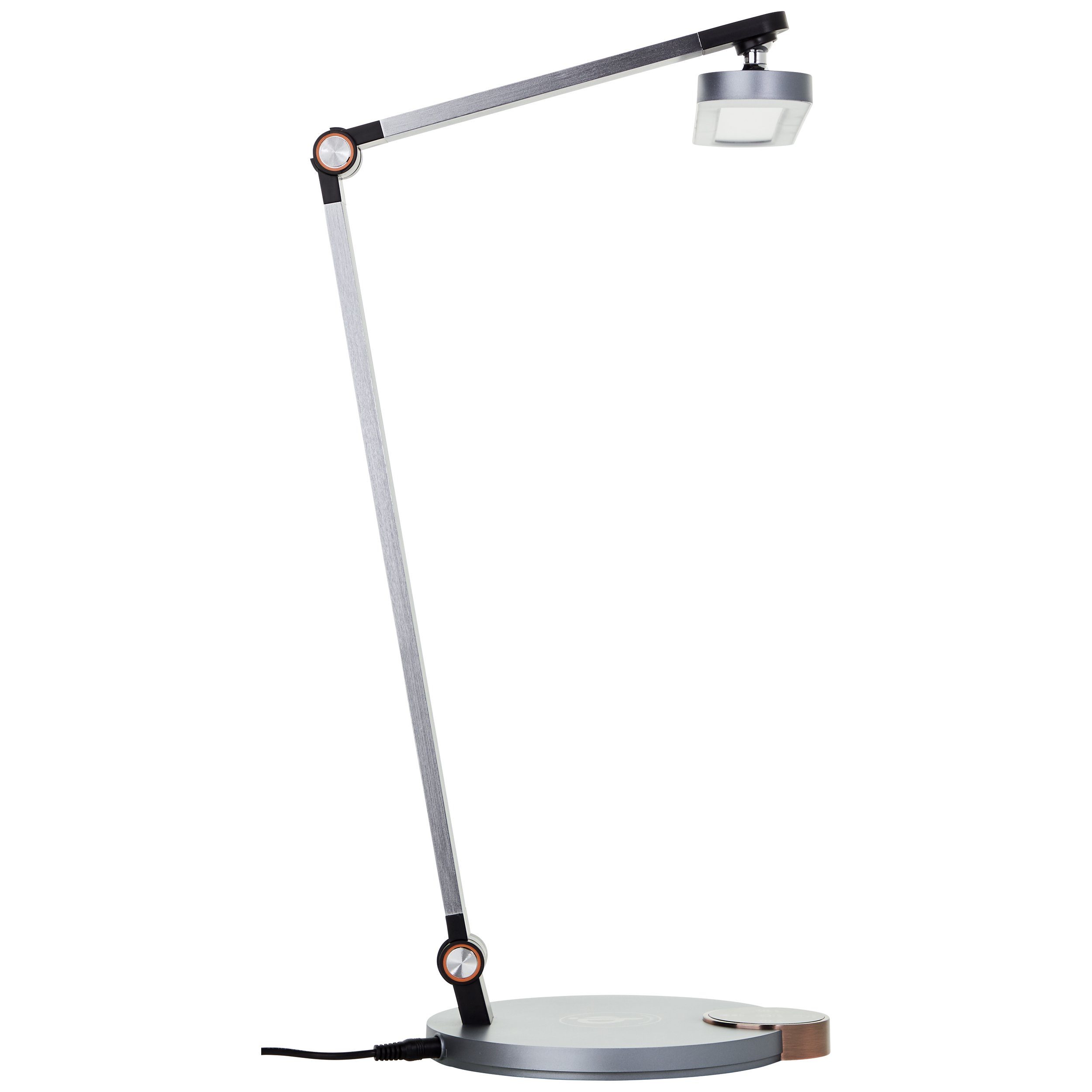 Brilliant Leuchten Led-bureaulamp Officehero Draadloos opladen, 1000 lm, dimbaar, CCT (1 stuk)