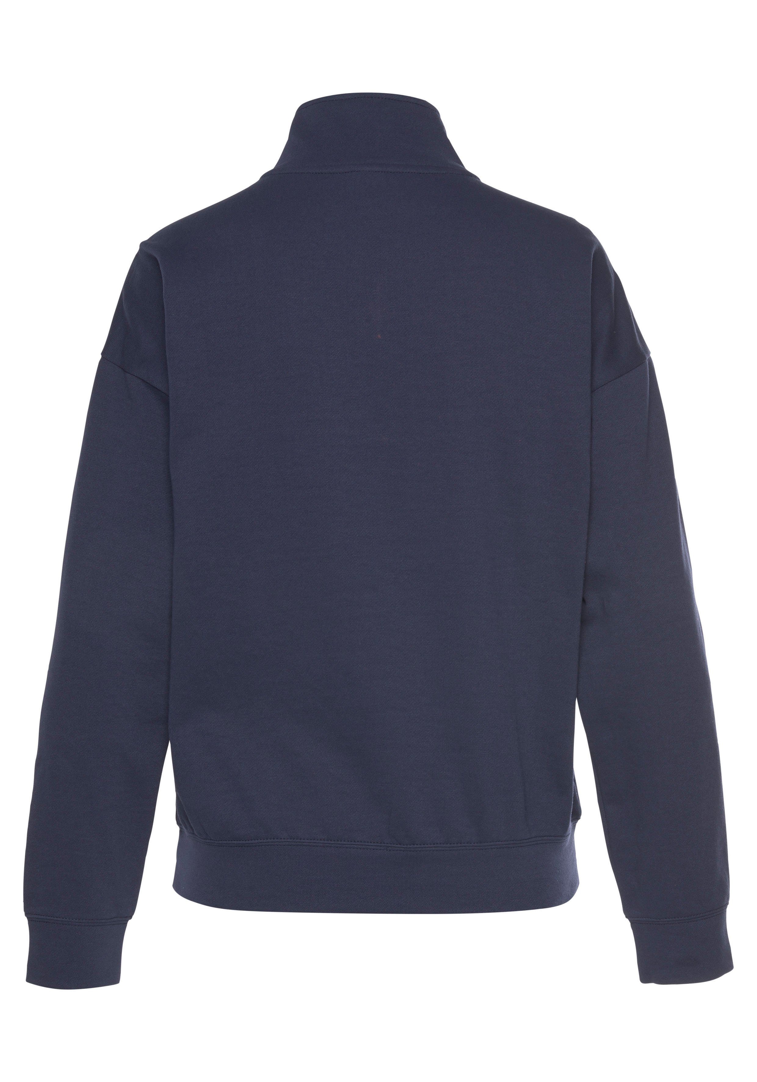 H.I.S Sweatshirt Troyer met opstaande kraag Troyer in maritieme stijl, loungewear