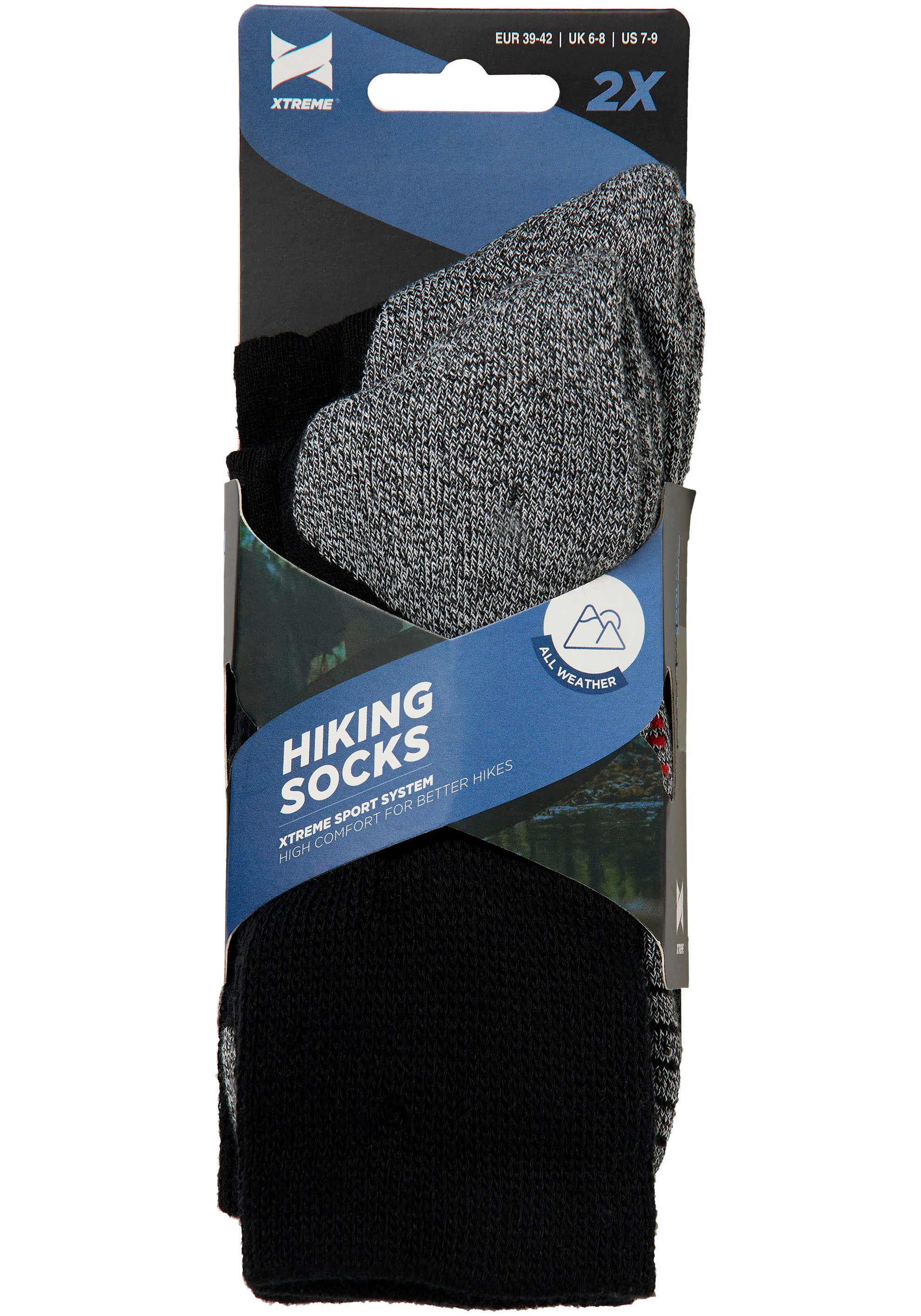 XTREME sockswear Wandelsokken (Set van 2)