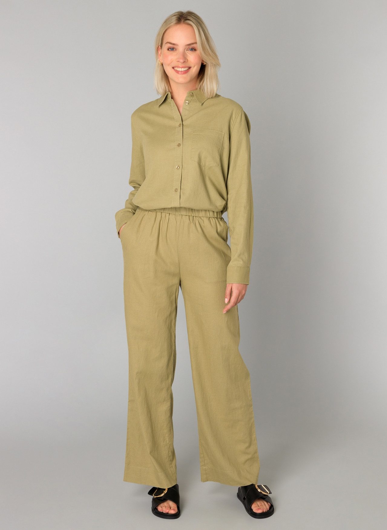 Base Level Linnen broek YUL