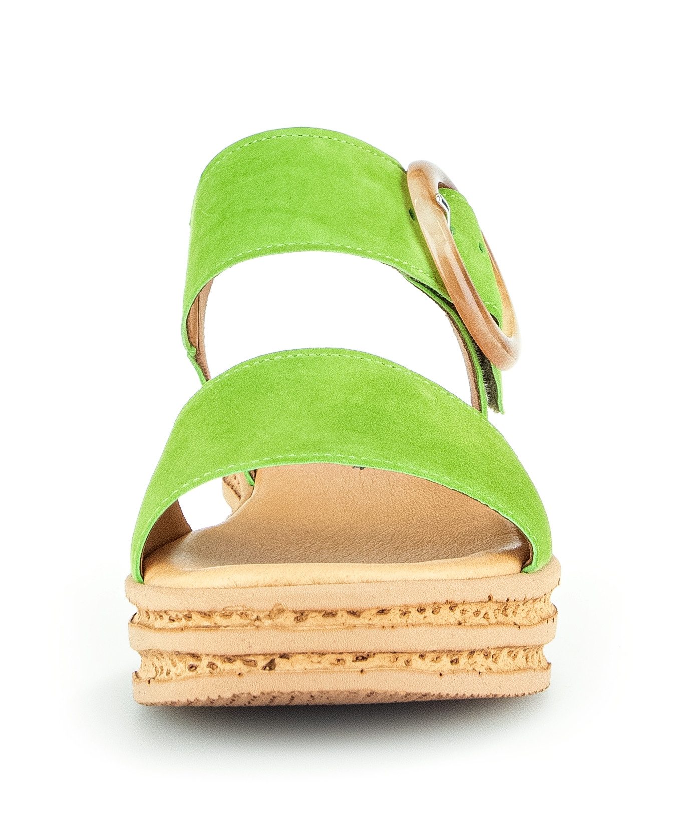 Gabor Sleehaksandaaltjes , plateau, zomerschoen, sandaal met trendy decoratieve gesp