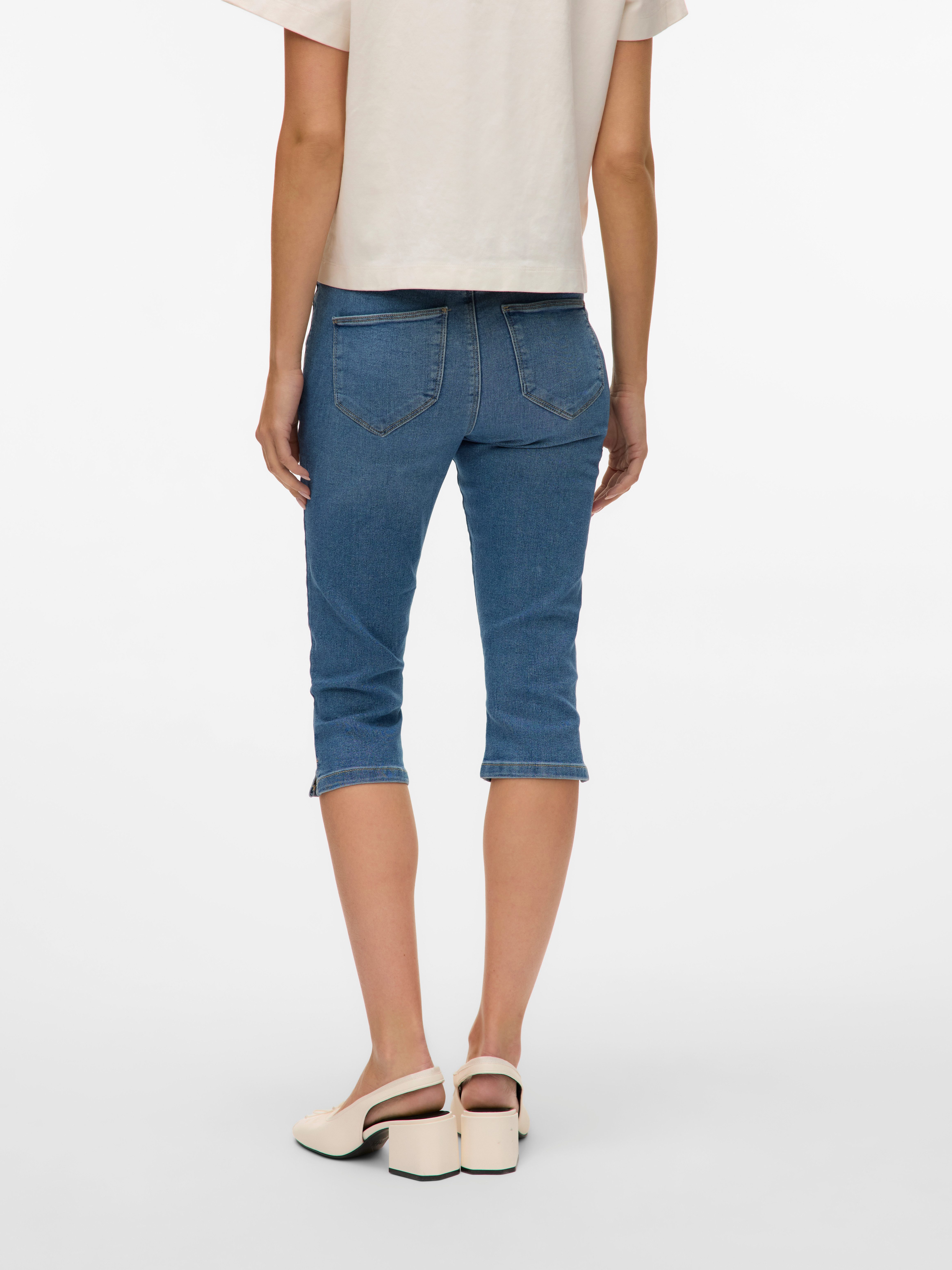 Vero Moda Capri jeans VMELLY MR KNICKERS DNM MIX NOOS
