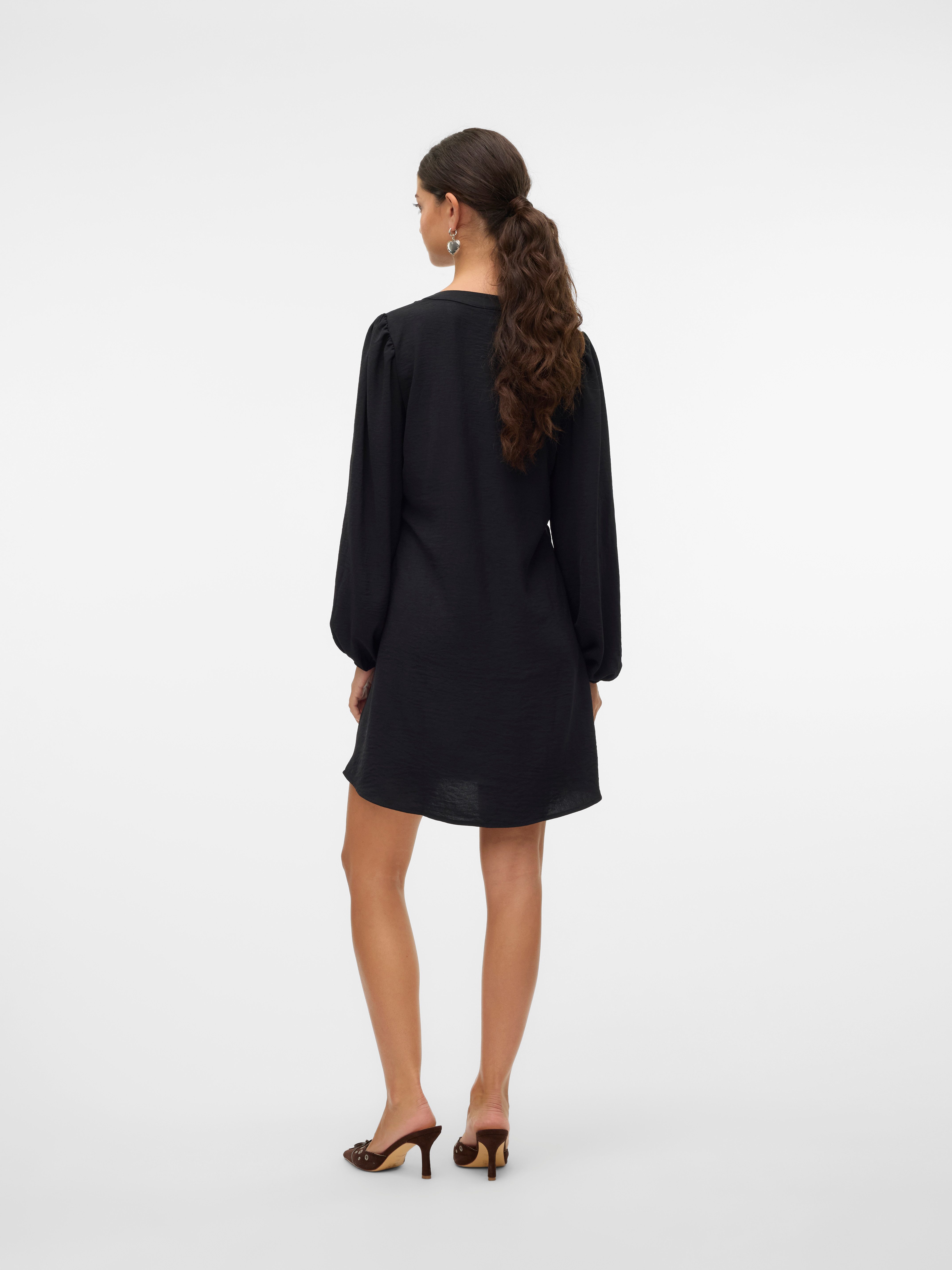 Vero Moda Tuniekjurk VMEMMA LS LACE DRESS WVN GA NOOS