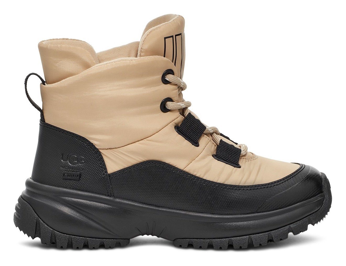 UGG Snowboots Winterlaarzen YOSE PUFFER LACE winterlaarzen, veterschoenen, wandelschoen met veters