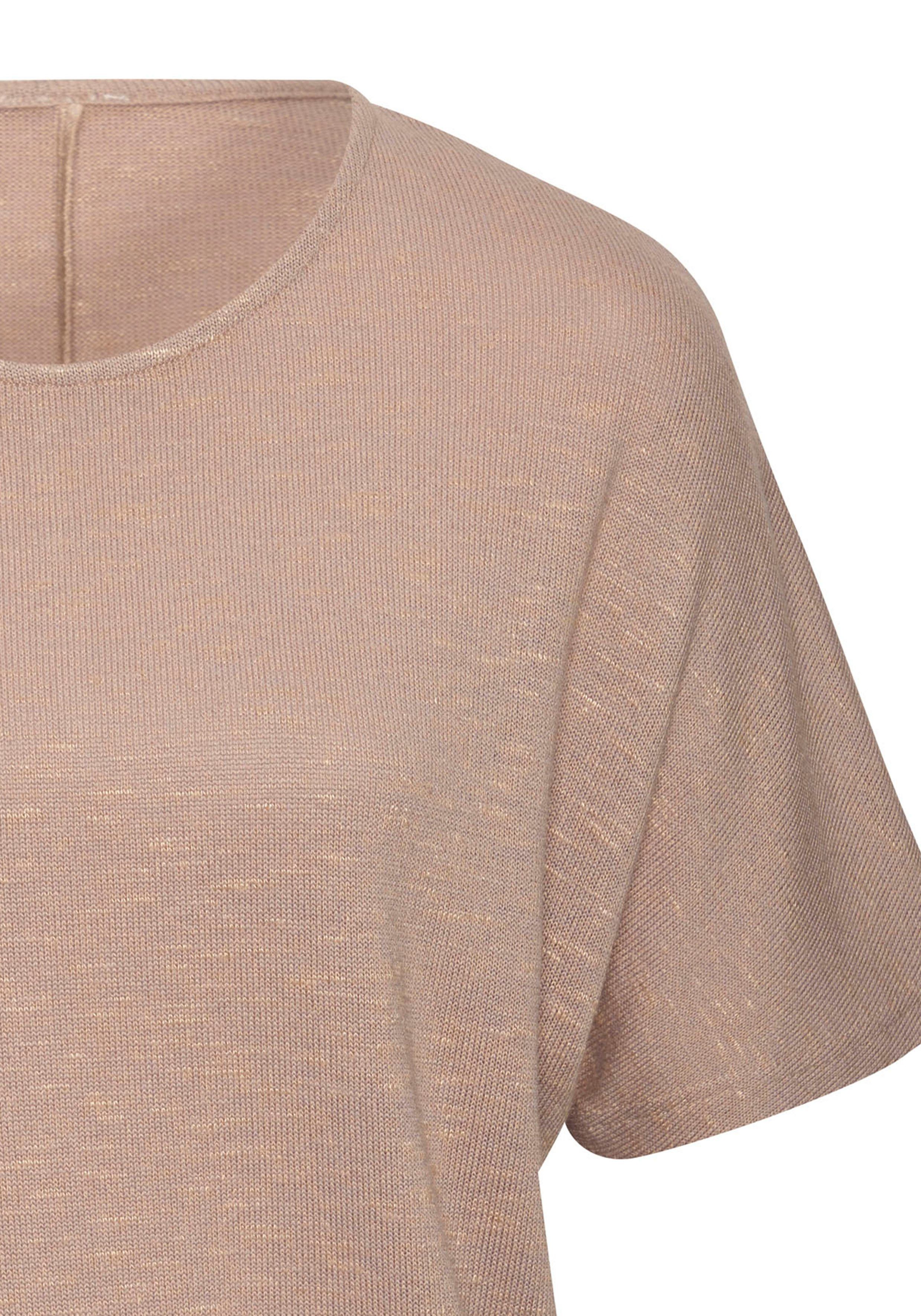 Vivance Shirt met korte mouwen Met brede tailleband van zacht viscose-fijntricot