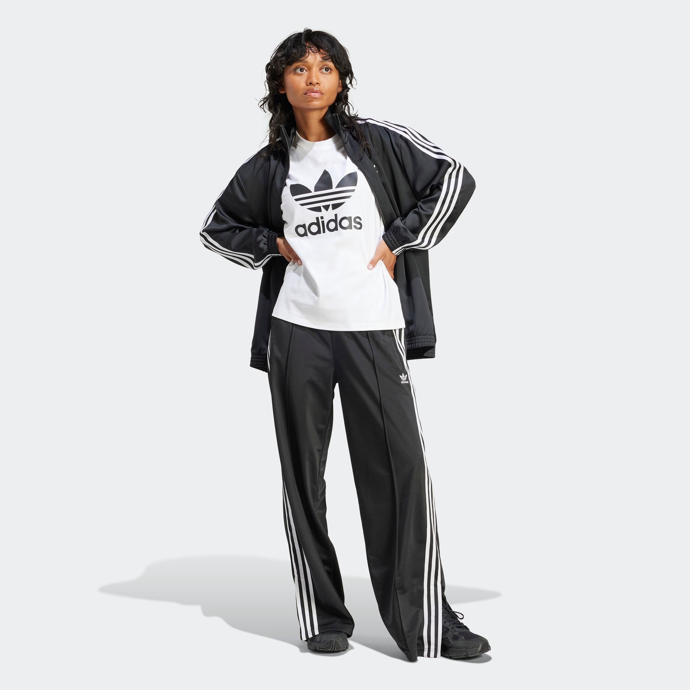 adidas Originals T-shirt TREFOIL TEE Basic shirt met grote trefoil logoprint