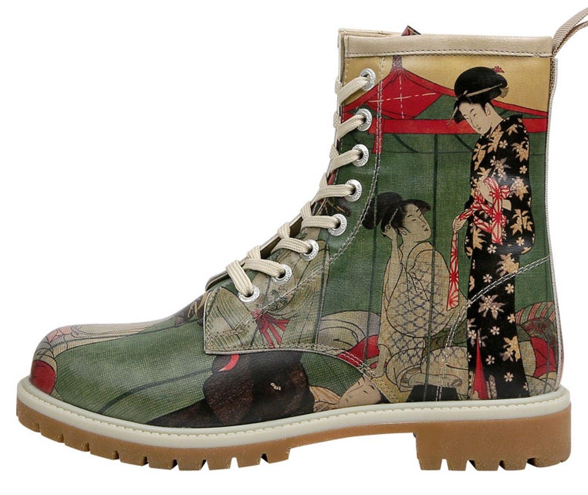 DOGO Hoge veterschoenen Mornings in Tokyo met fantasy-print in de online  shop | OTTO