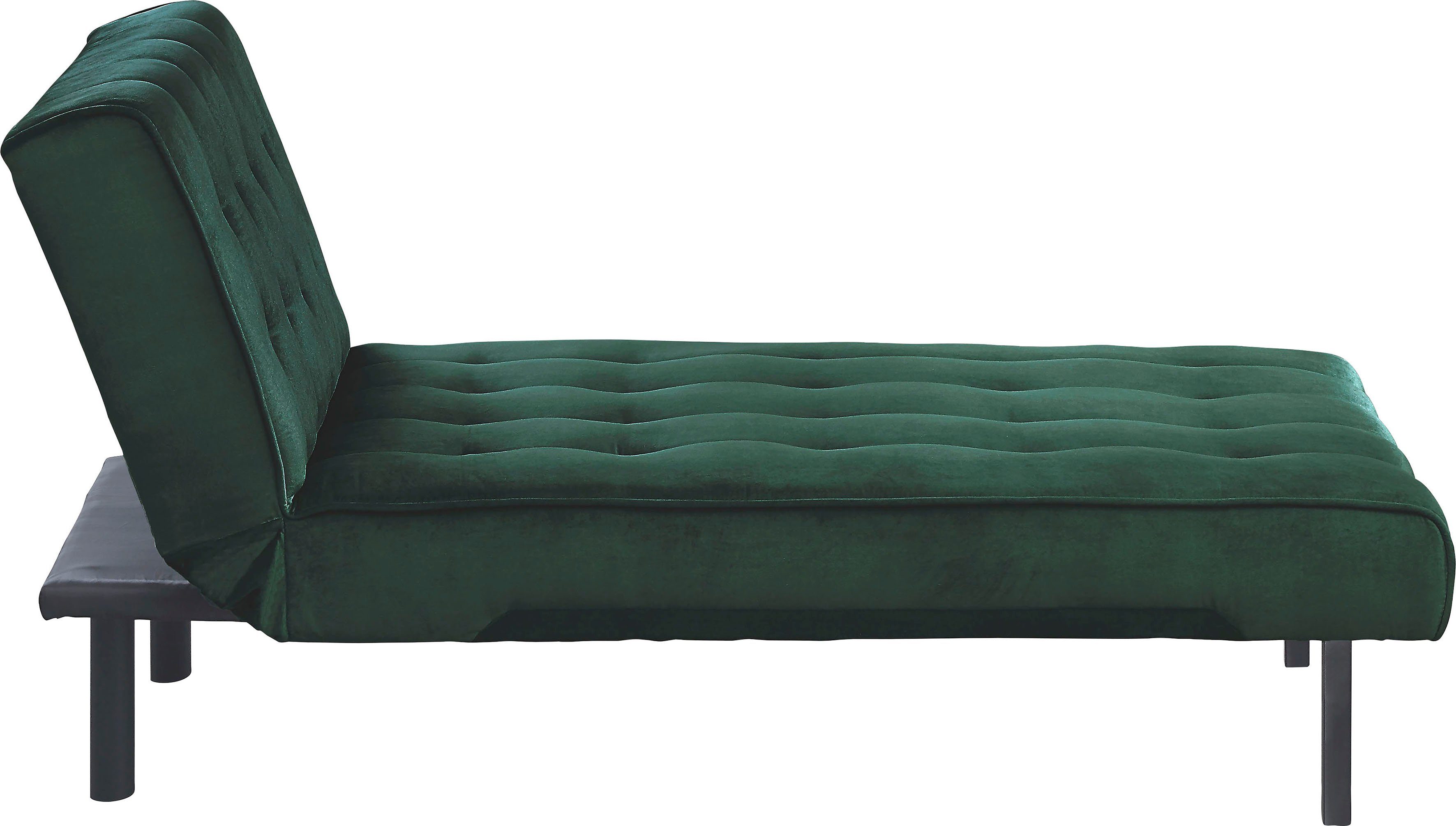 ATLANTIC home collection Relaxstoel Pierre met 3-voudige blokkeerfunctie achter, met golfvering