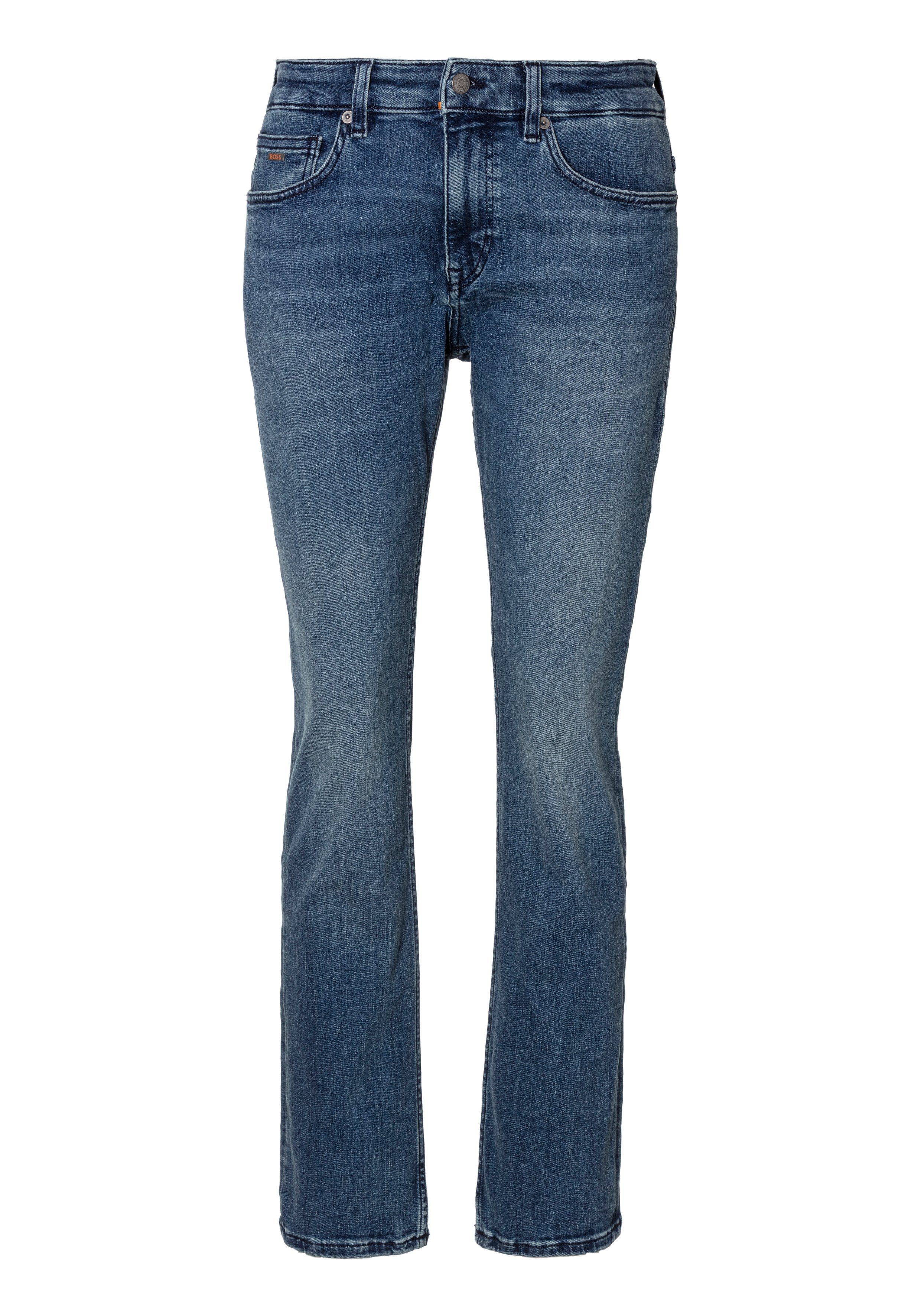 Boss Orange Slim fit jeans Delaware BC-P in 5-pocketsstijl