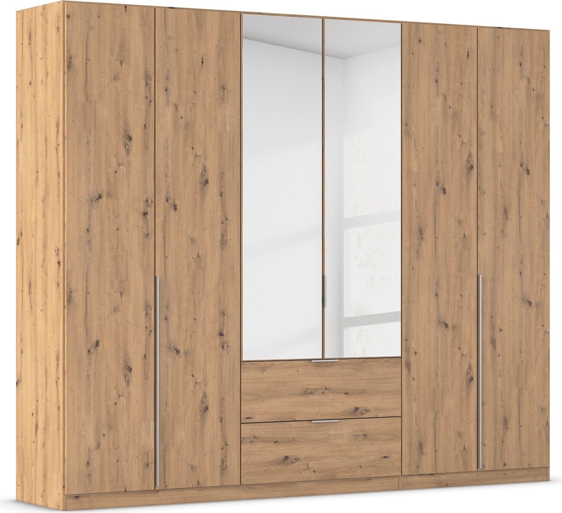 Rauch Draaideurkast Kledingkast kast garderobe AGORDO met decor- of hoogglansfront