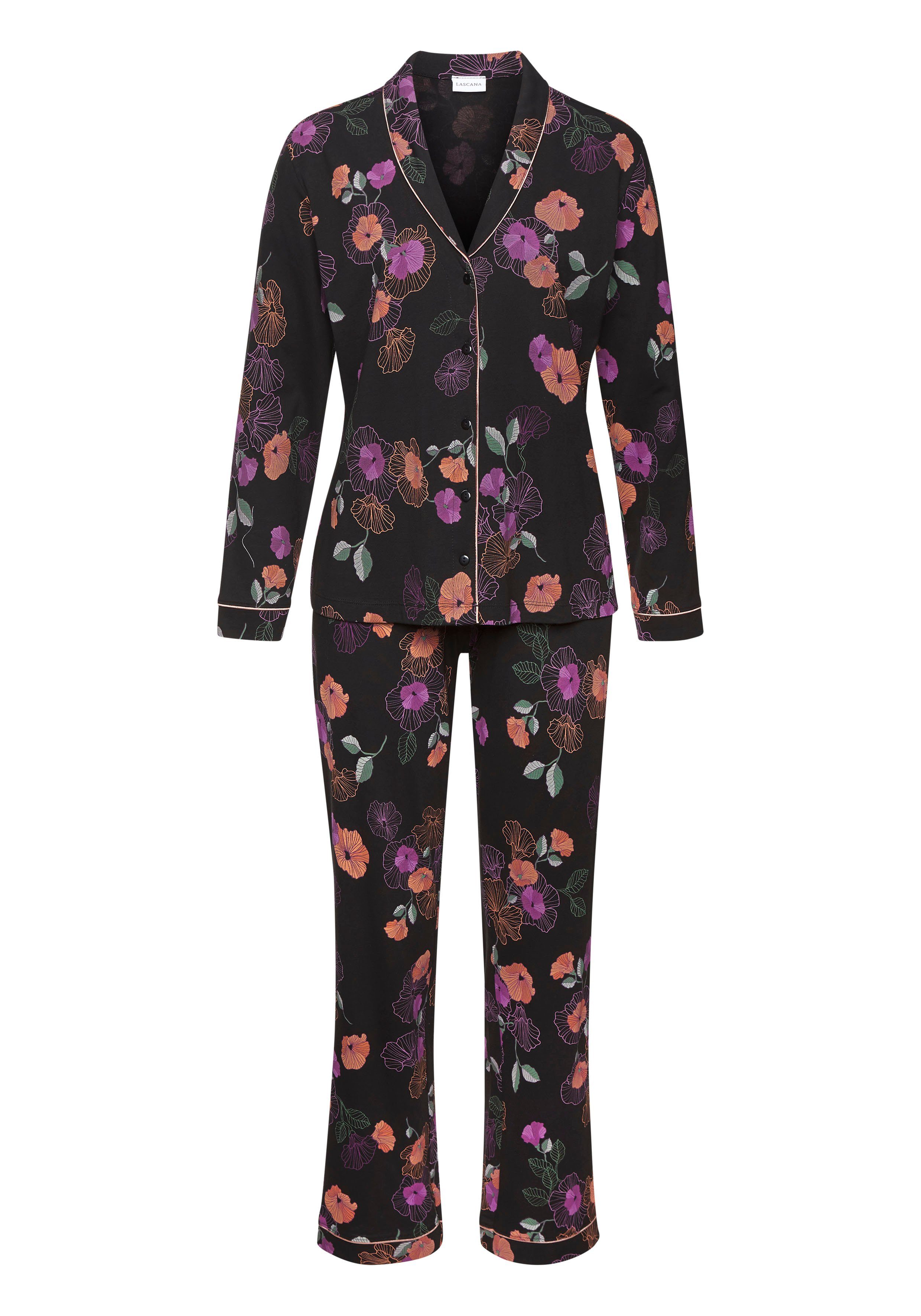 Vivance Dreams Pyjama met bloemdessin (2-delig)