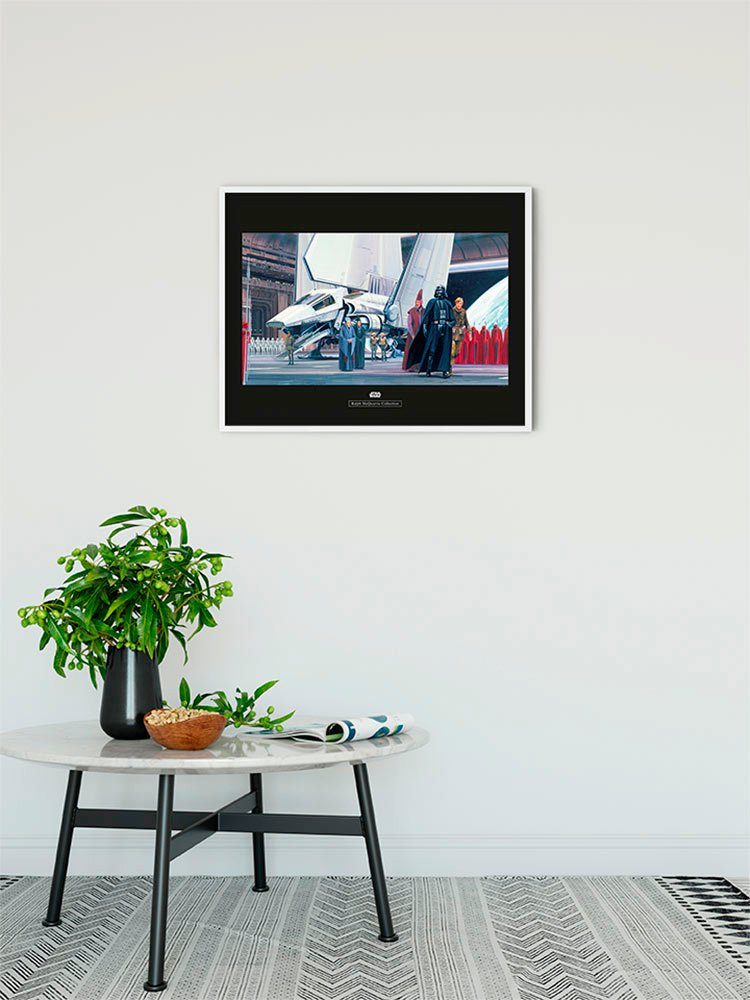 Komar Wanddecoratie Star Wars Classic RMQ Death star Shuttle dok Wanddecoratie voor de kinderkamer - zonder lijst (1 stuk)