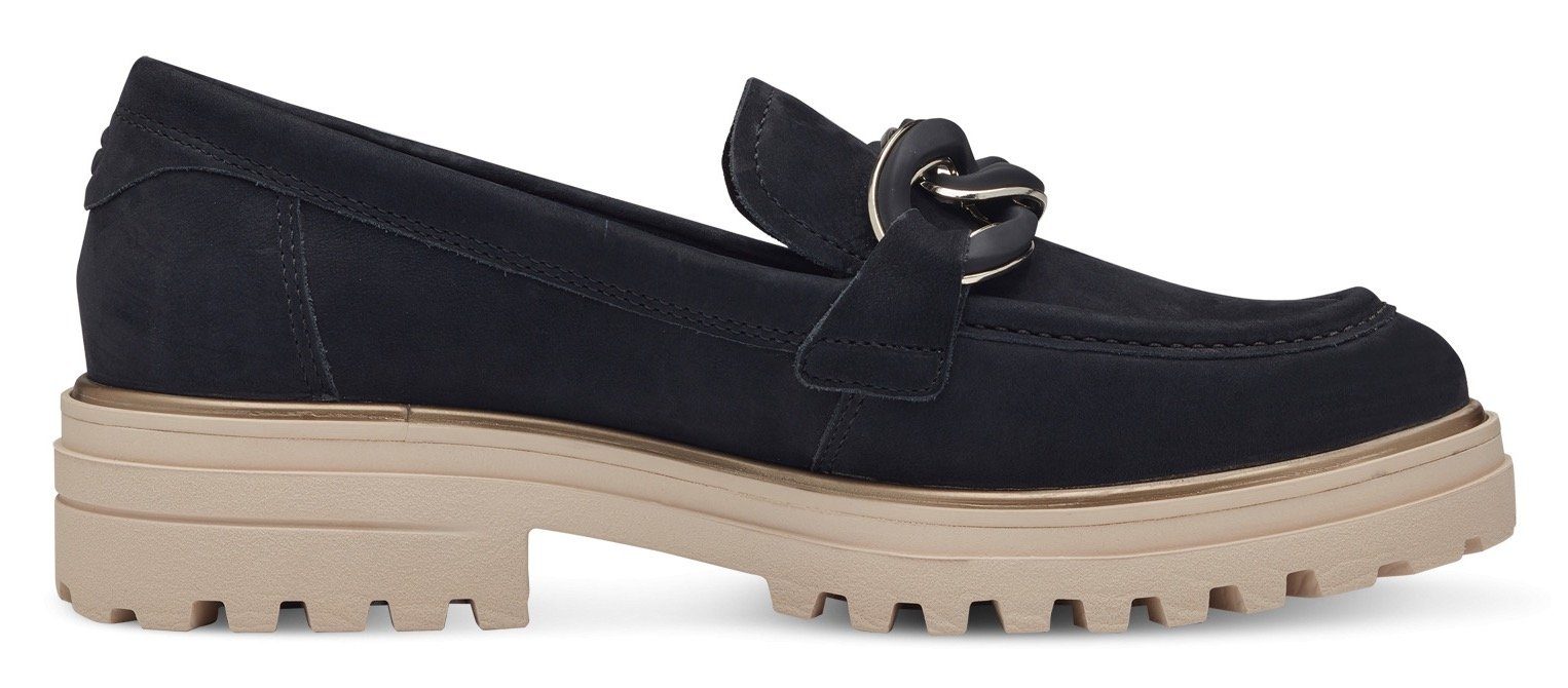 Tamaris Loafers , chunky loafer, plateau slipper met lichte profielzool