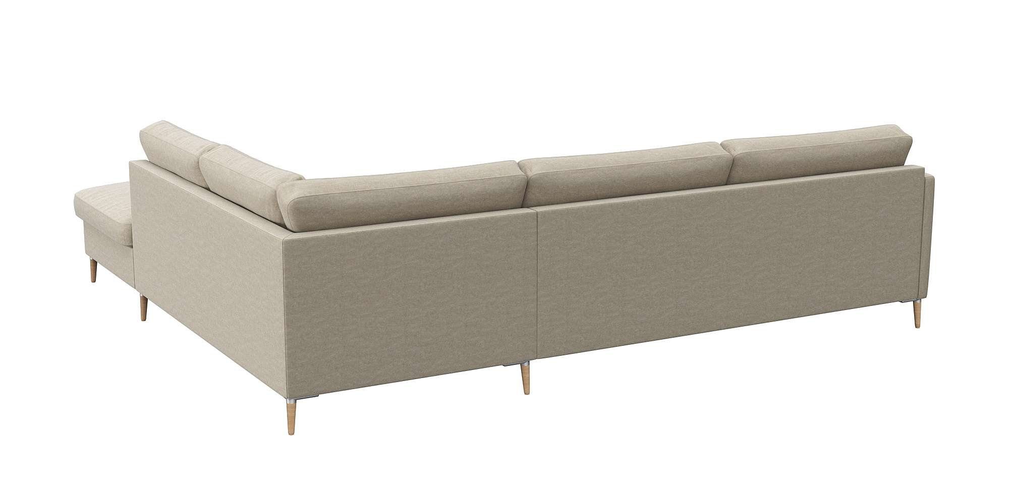 FLEXLUX Hoekbank Fiore, super zitcomfort door koudschuim in de zitting, L-vorm