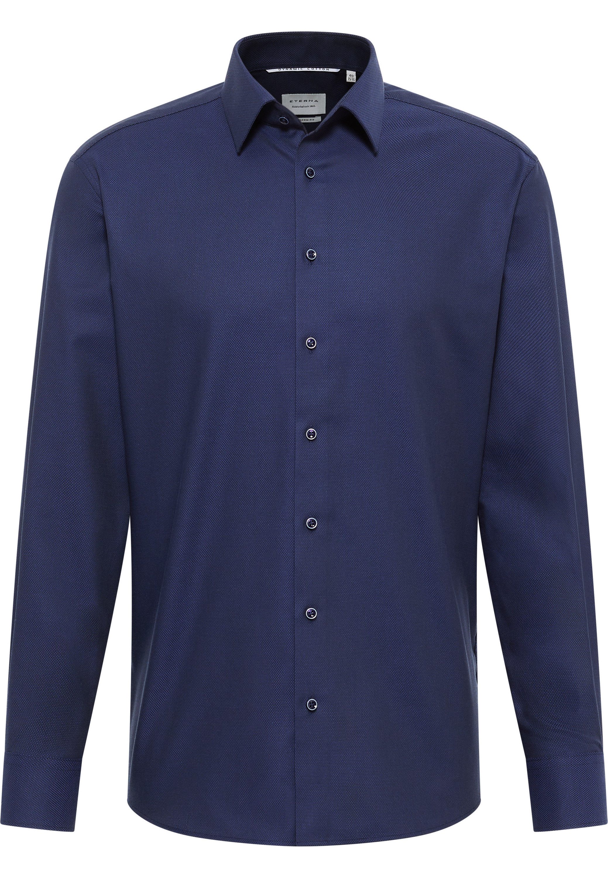 Eterna Overhemd met lange mouwen MODERN FIT NON IRON (strijkvrij)