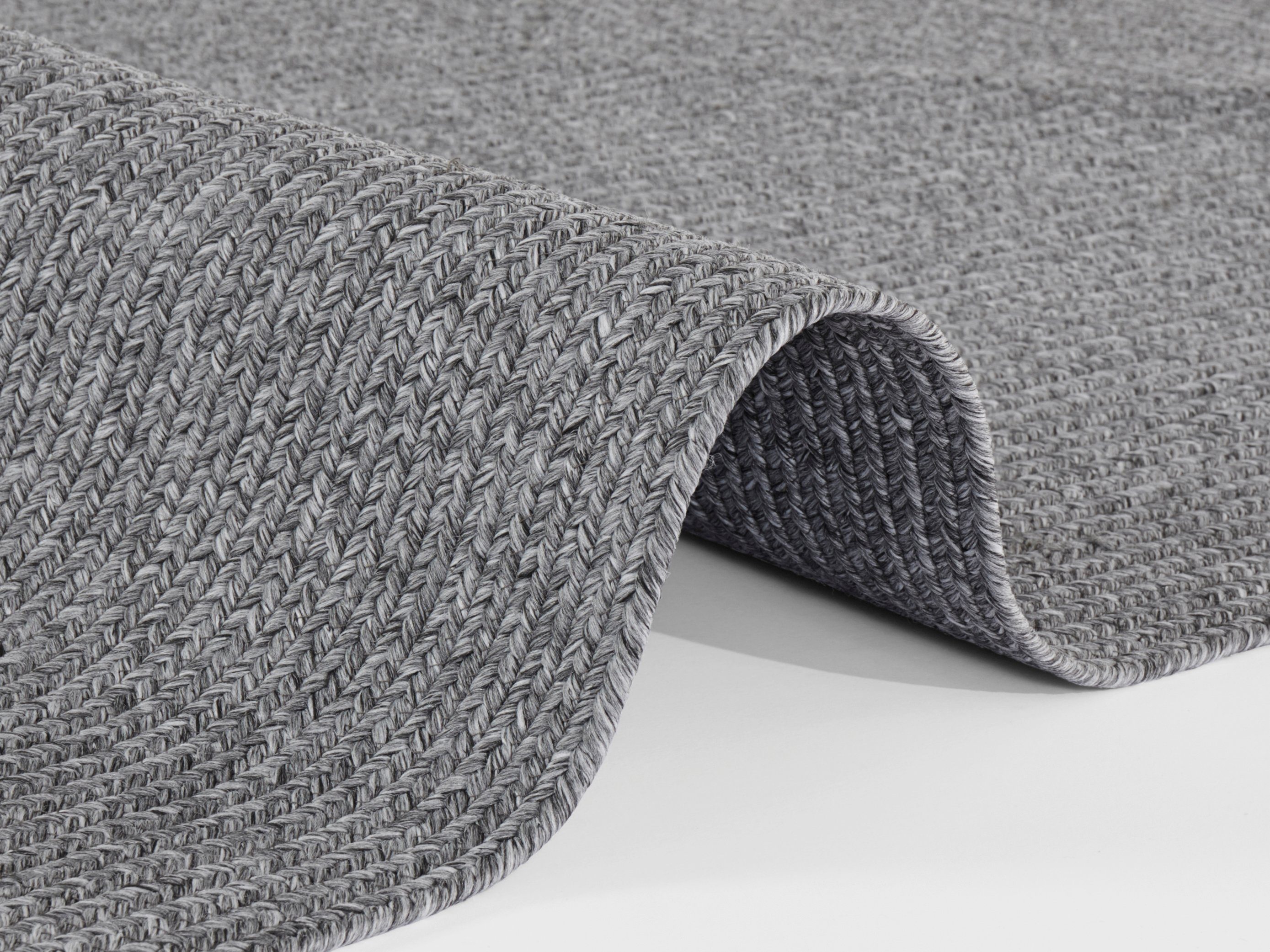 NORTHRUGS Vloerkleed Trenzado In- & outdoor, handgemaakt-look, loper, weerbestendig, balkon, woonkamer