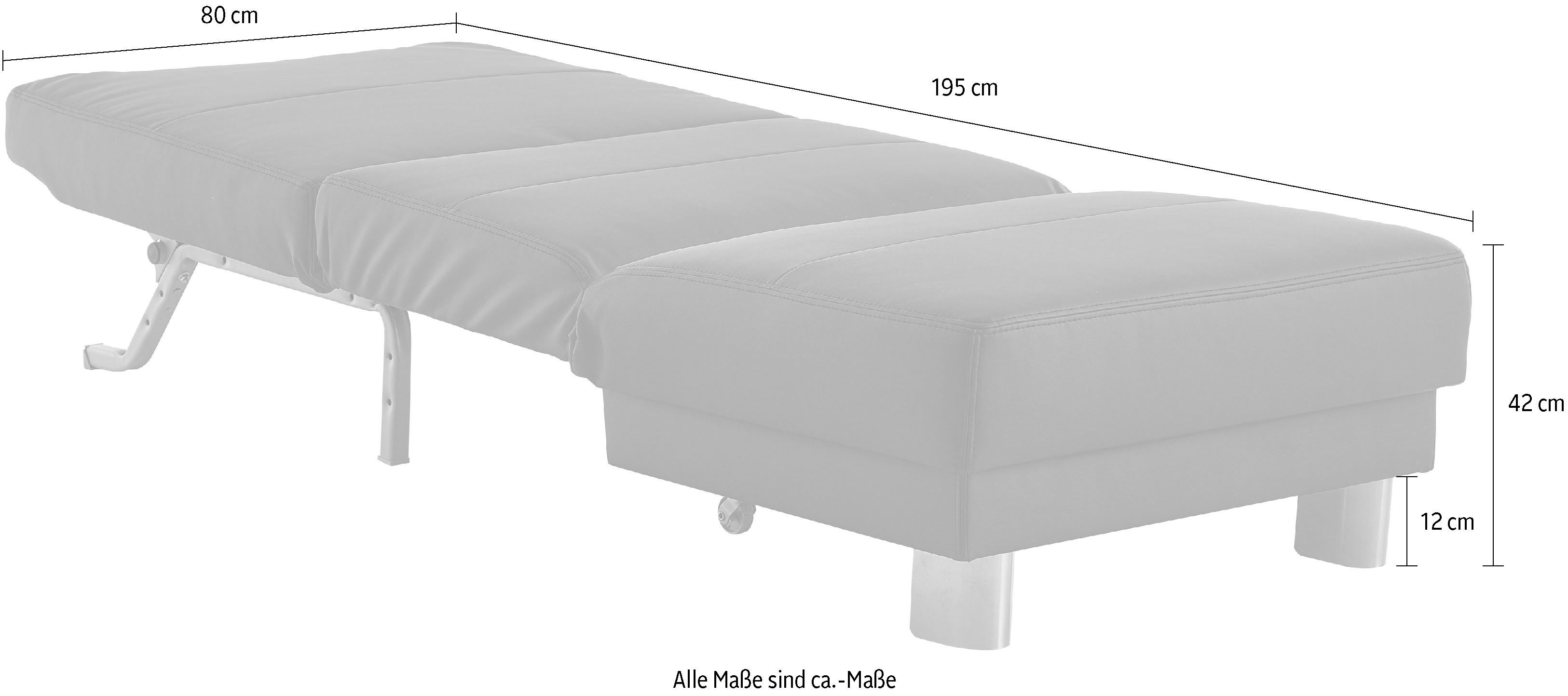 INOSIGN Slaapbank GINA in een handomdraai van bank in bed te veranderen