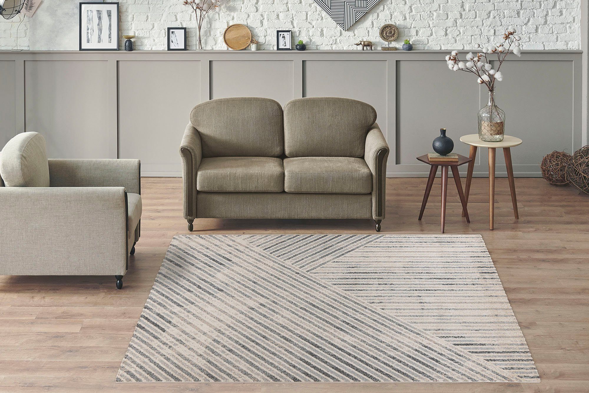 Kayoom Vloerkleed Rhombus 125