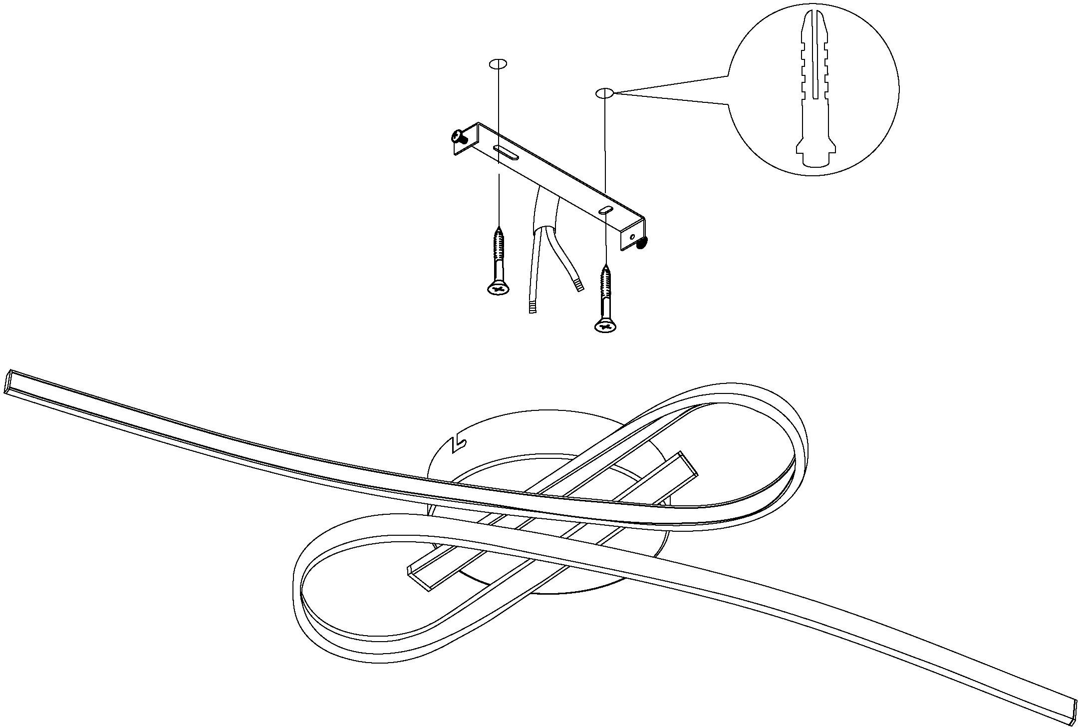 EGLO Plafondlamp SELVINA (1 stuk)