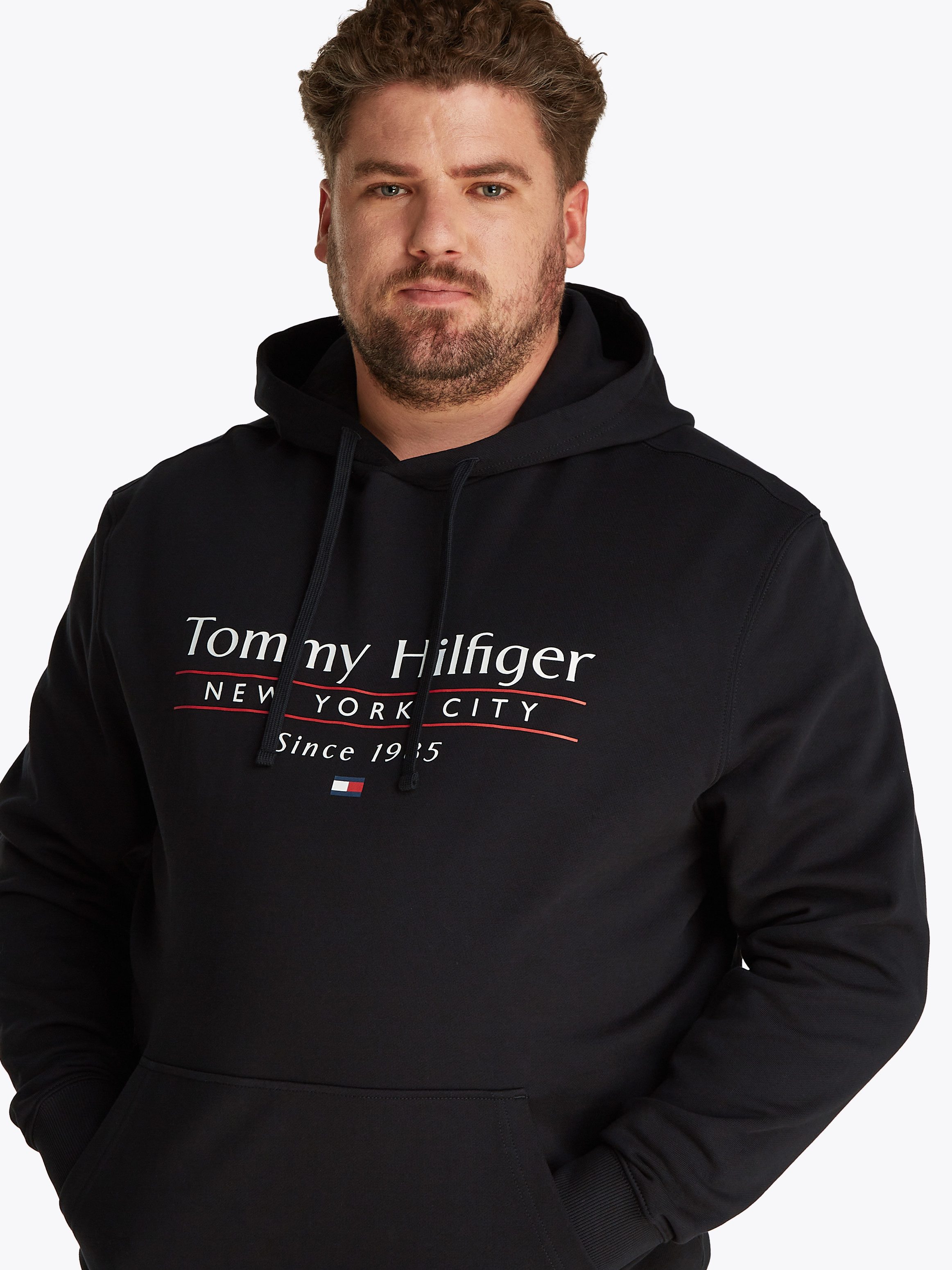 Tommy Hilfiger Hoodie BT-HILFIGER CENTER STACK HOODY-B