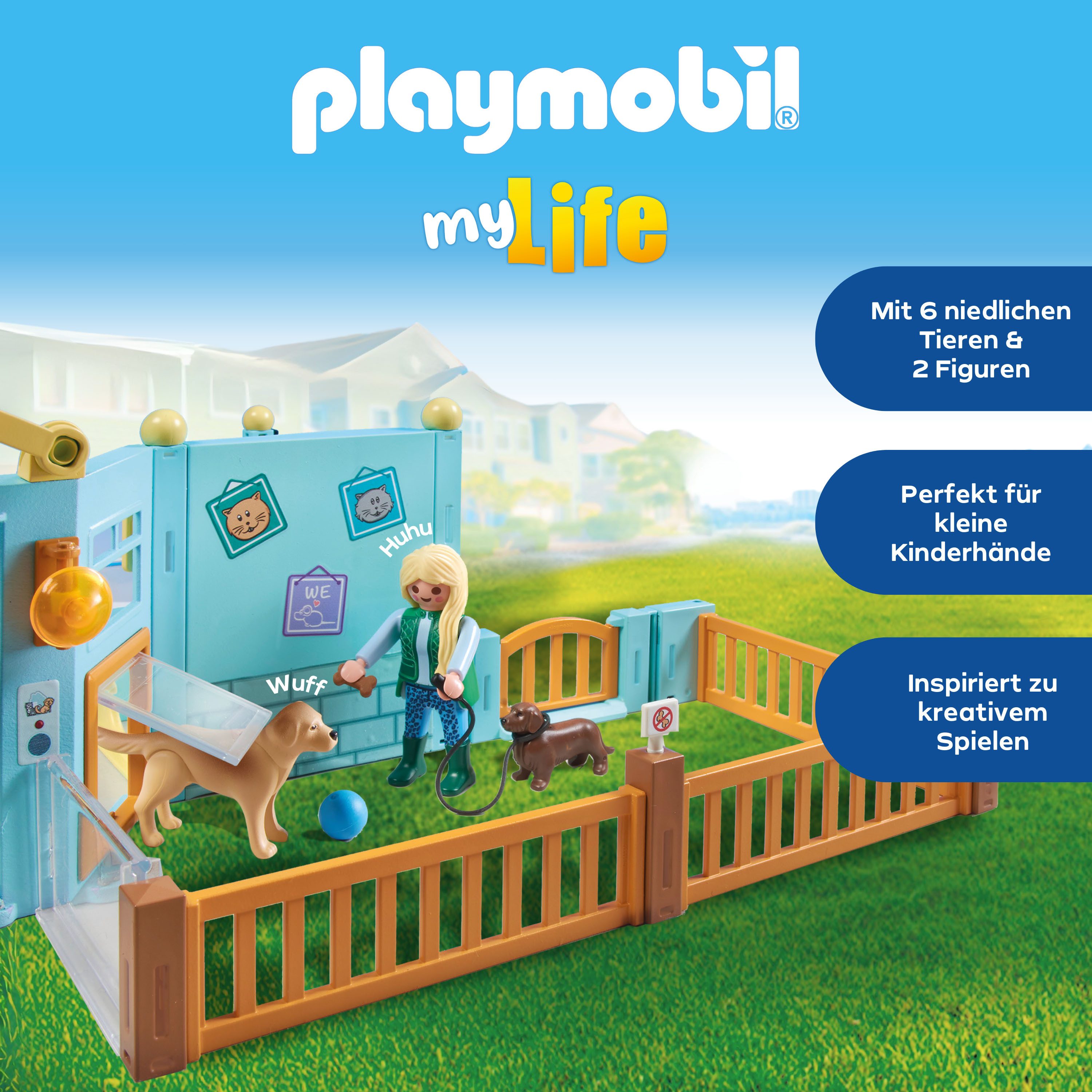 Playmobil® Constructie-speelset Dierenhotel (71742), Playmobil My Life (191-delig)
