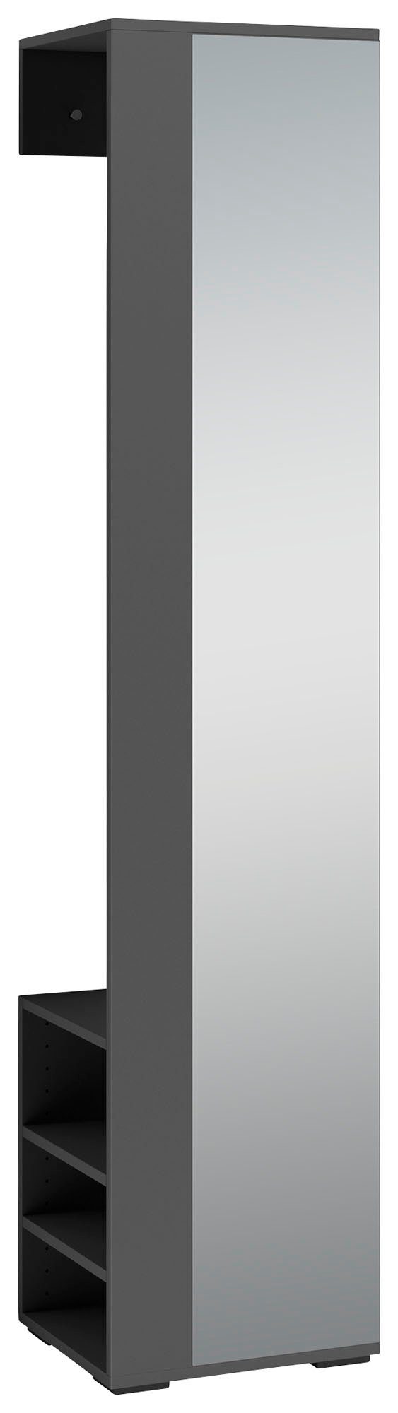 INOSIGN Kapstokpaneel Ben Breedte 40 cm, met spiegel en garderobestang (1 stuk)