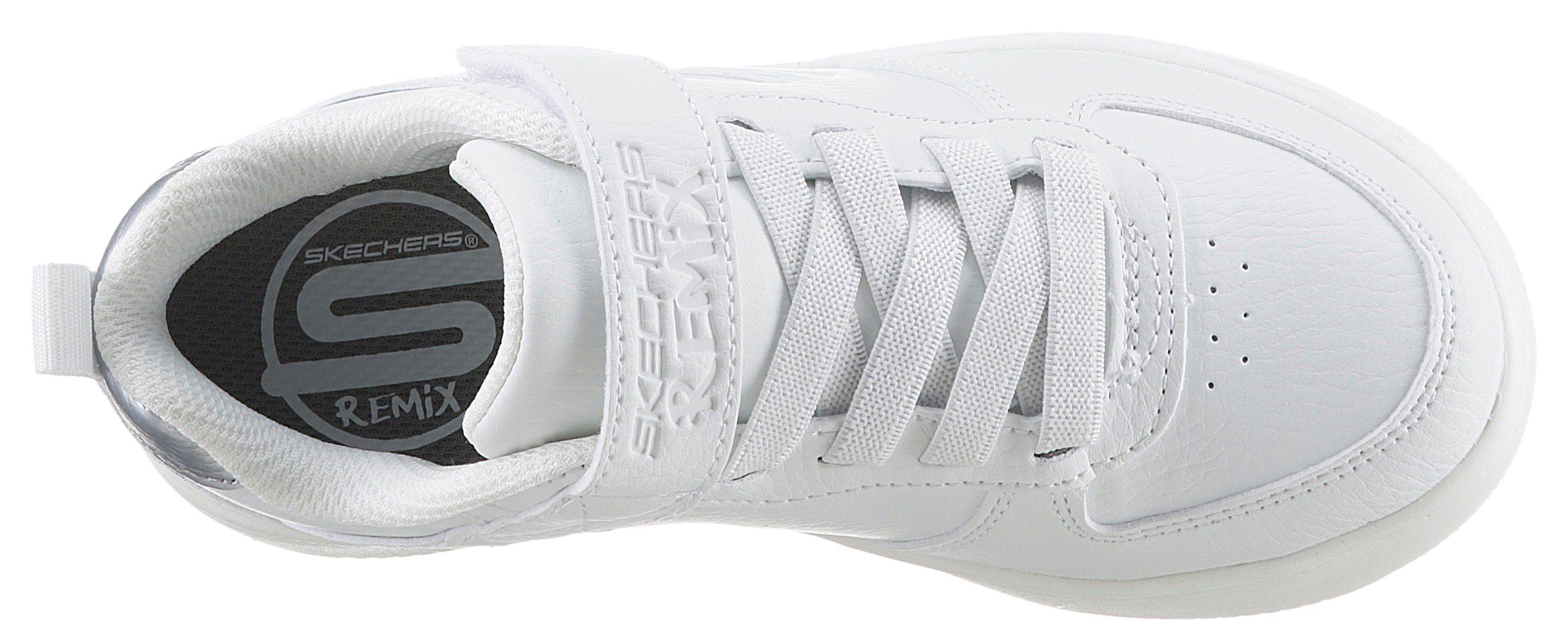 Skechers Sneakers Knipperschoen SPORT COURT 92- SHOW MADDOX veterschoen met knipperfunctie, maat sjabloon om te downloaden