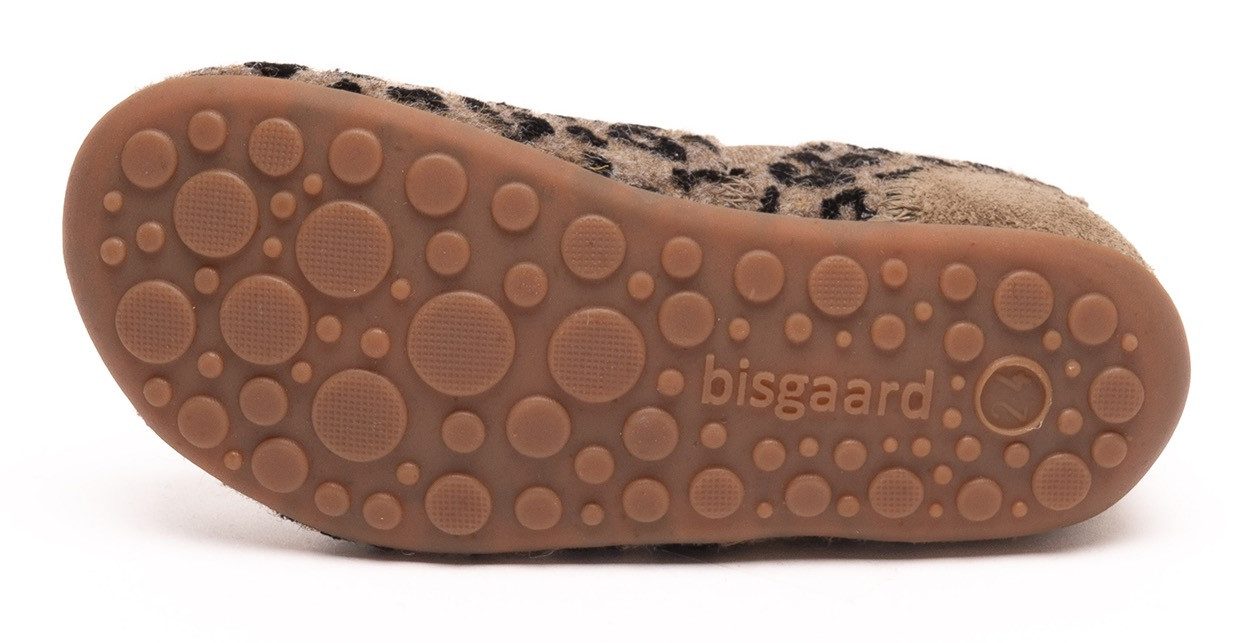 Bisgaard Pantoffels Sailor wool Peuterschoen met lamswol, maatsjabloon om te downloaden
