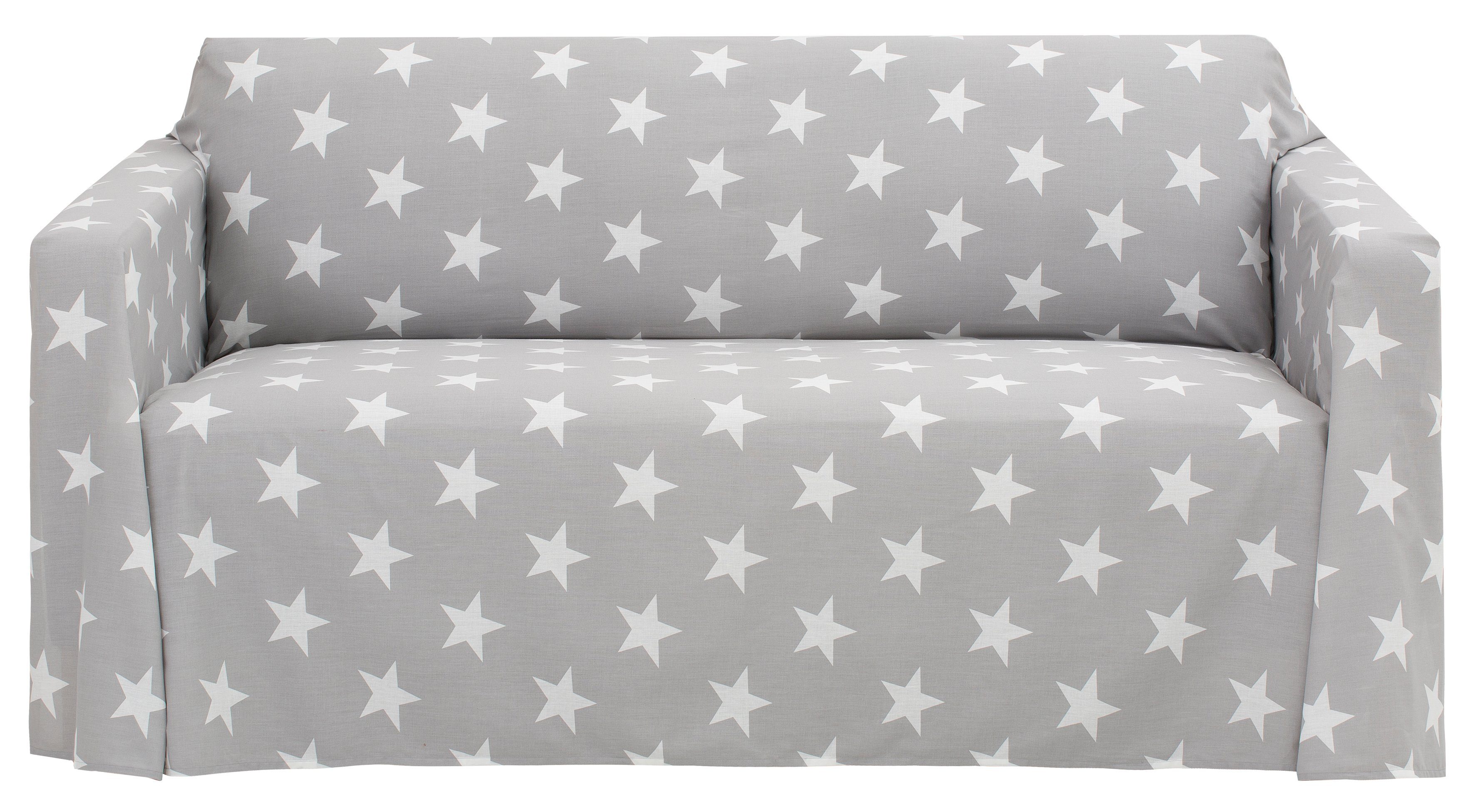 my home Sprei Stella lichte sprei in sterren-design, voor kinderen en volwassenen