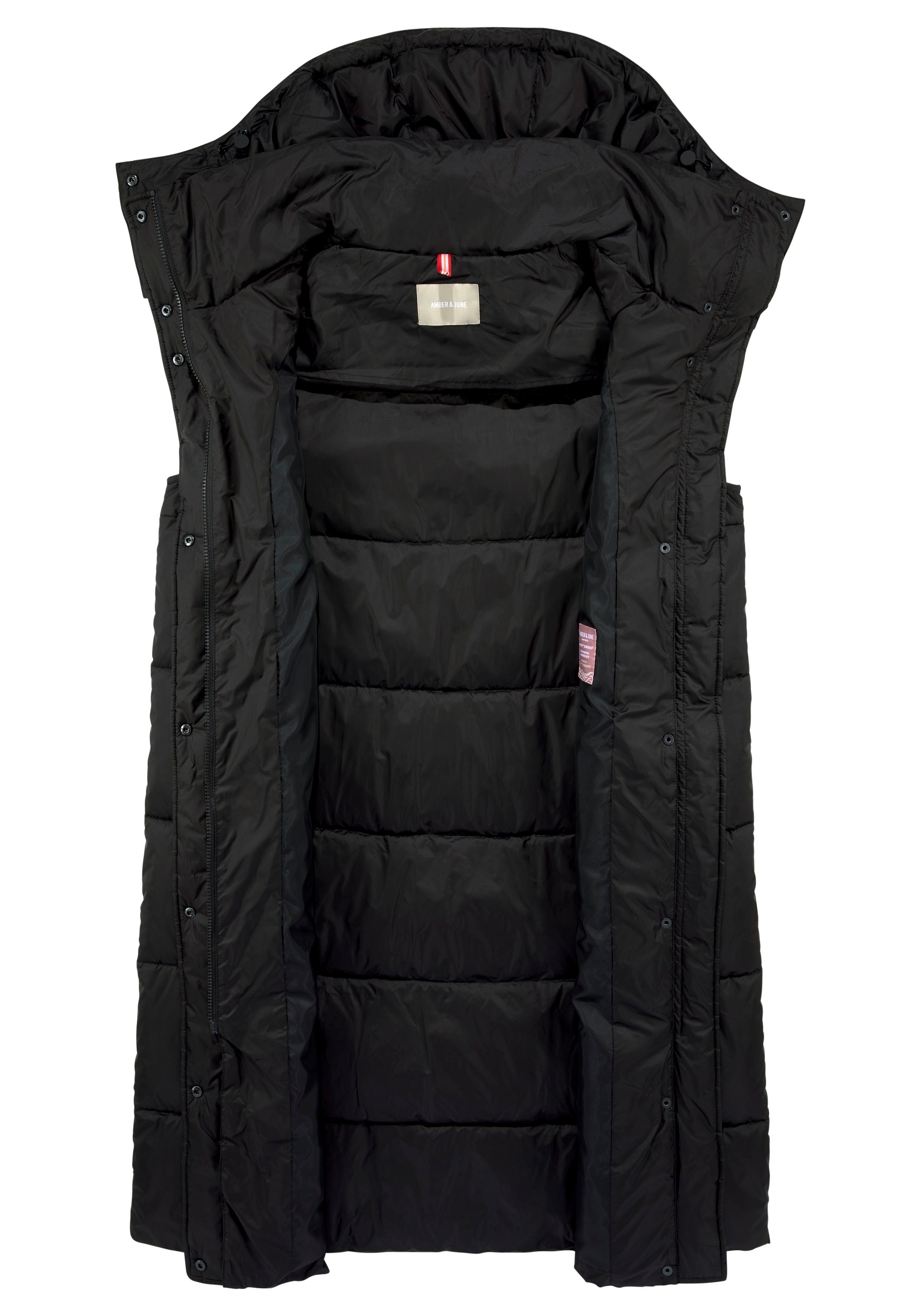 Amber & June Bodywarmer met warme kraag
