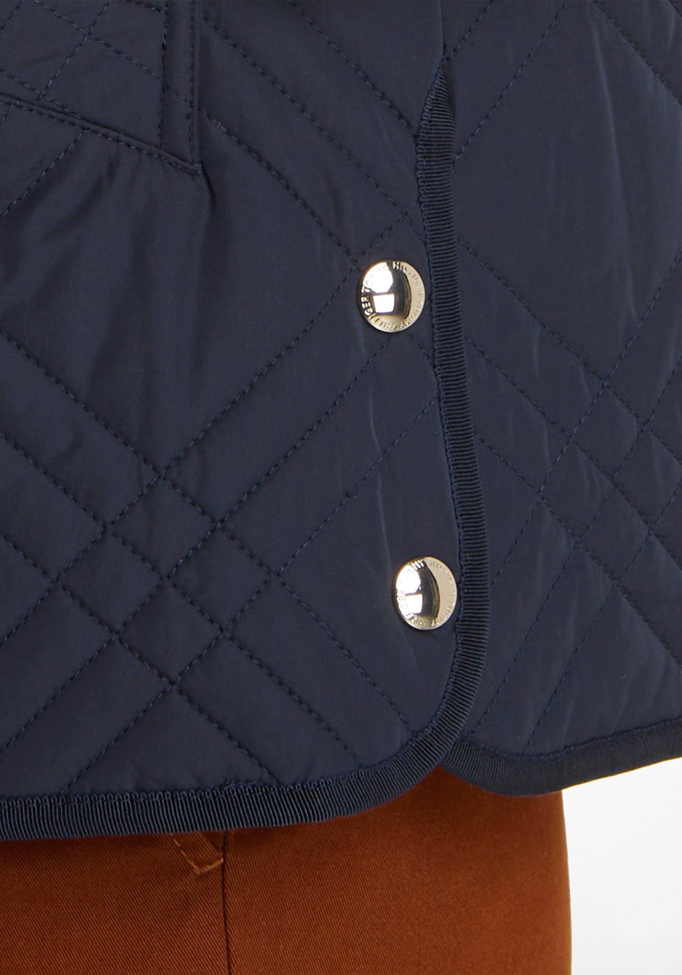 Tommy Hilfiger Gewatteerde jas met merklabel