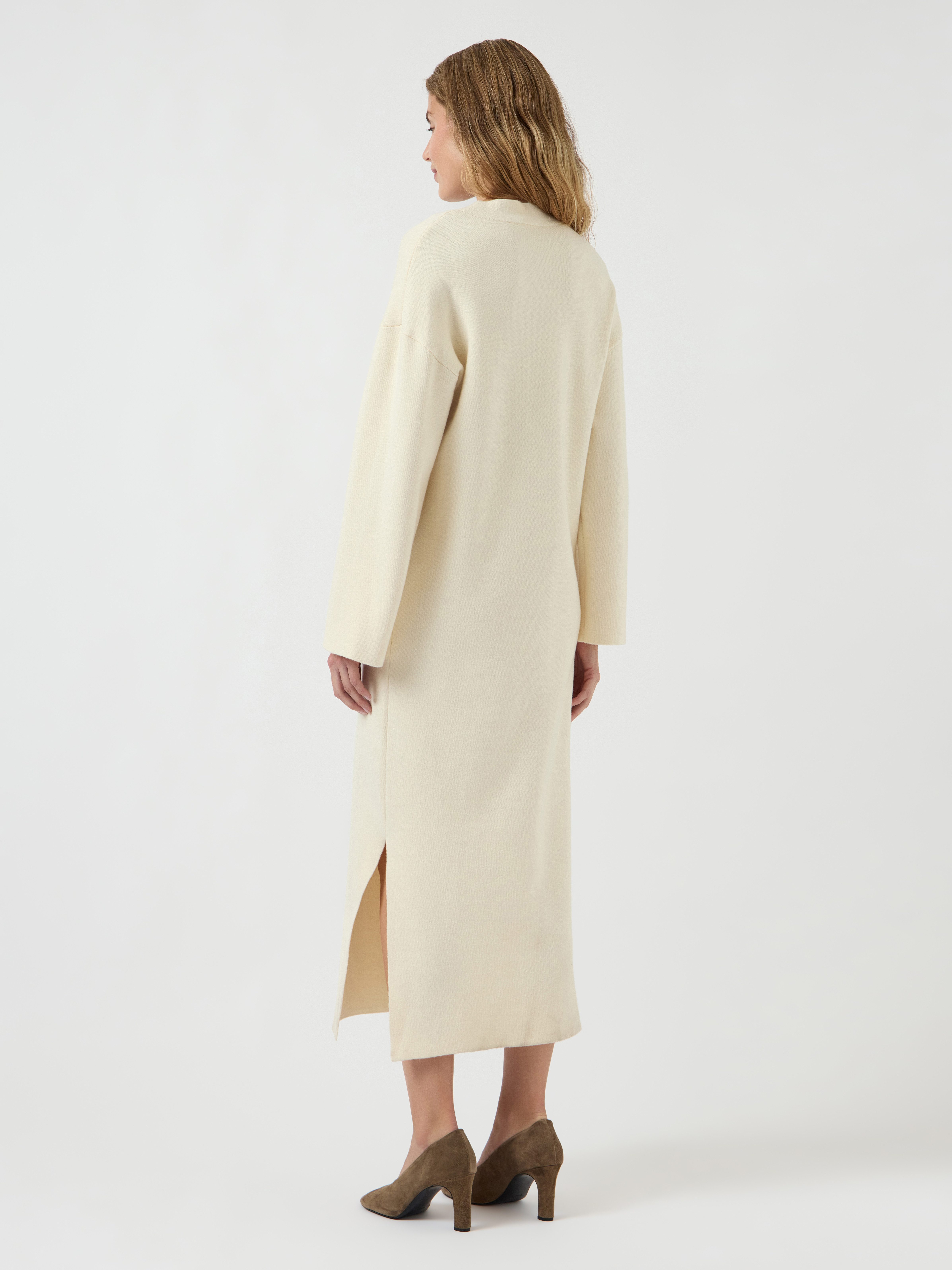 Y.A.S Gebreide jurk YASELMA LS LONG KNIT DRESS S. NOOS